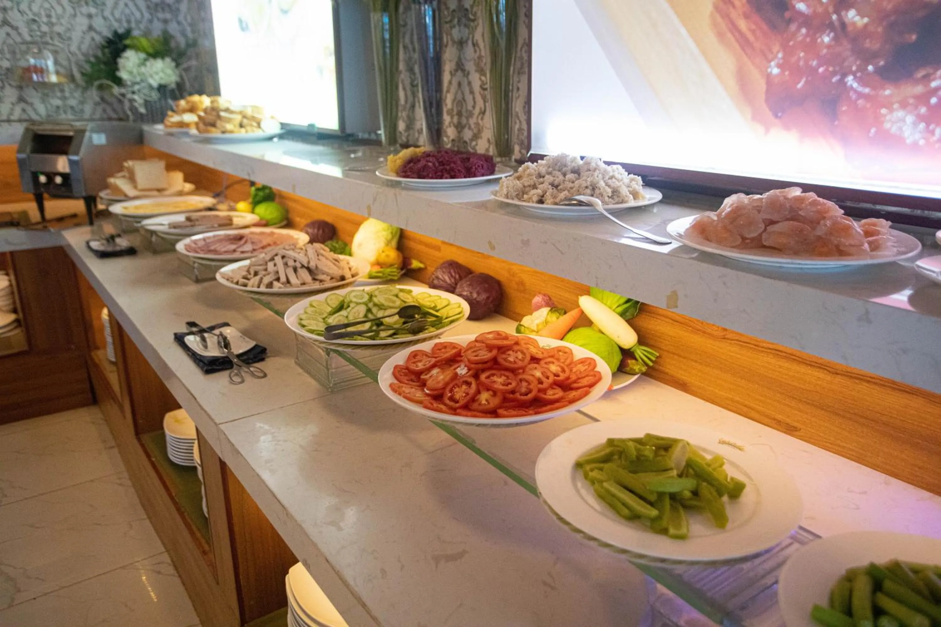 Buffet breakfast in Seaside Resort Vung Tau