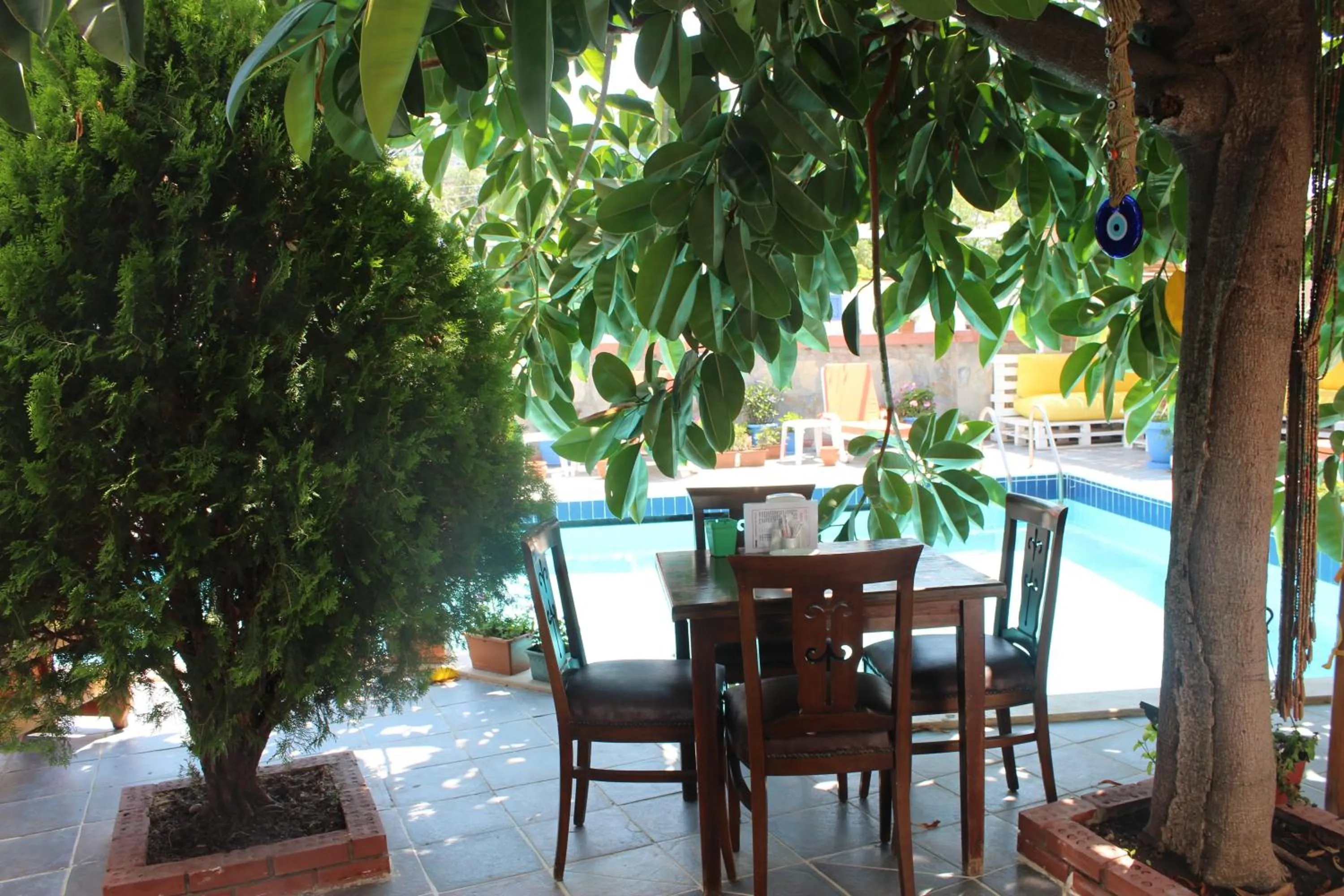 Garden view in Oya Butik Otel