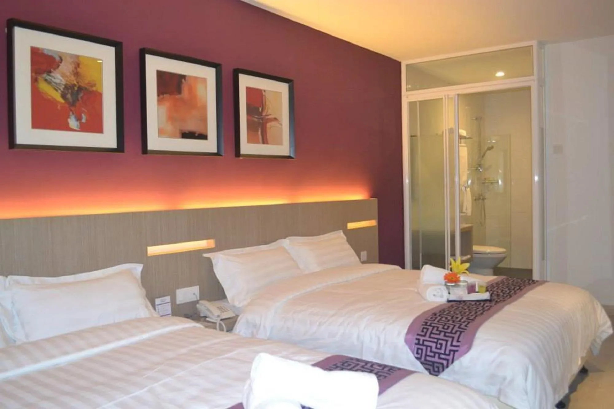 Bed in Ashley Boutique Hotel