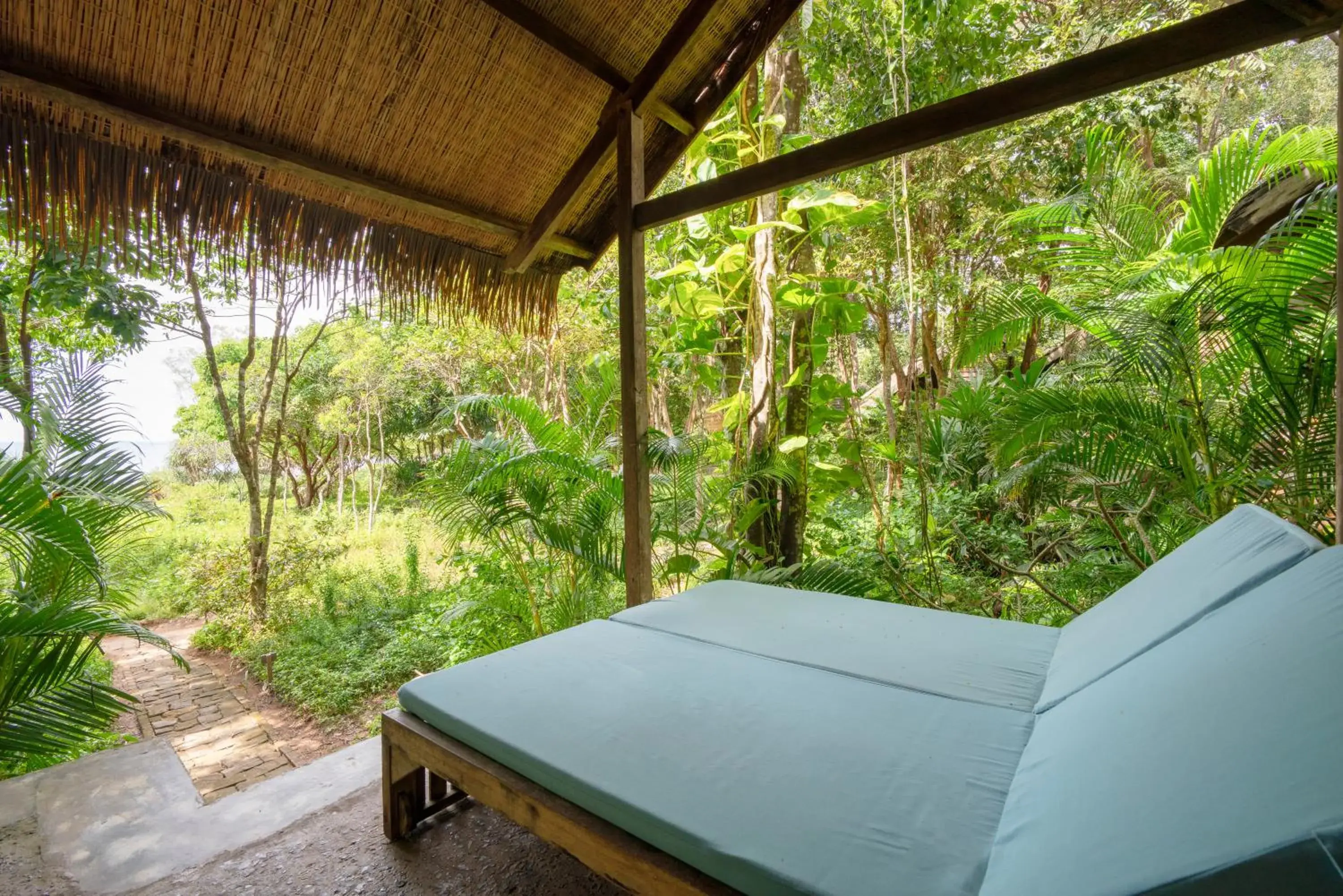 Garden view in Mango Bay Resort Garden view in Mango Bay Resort