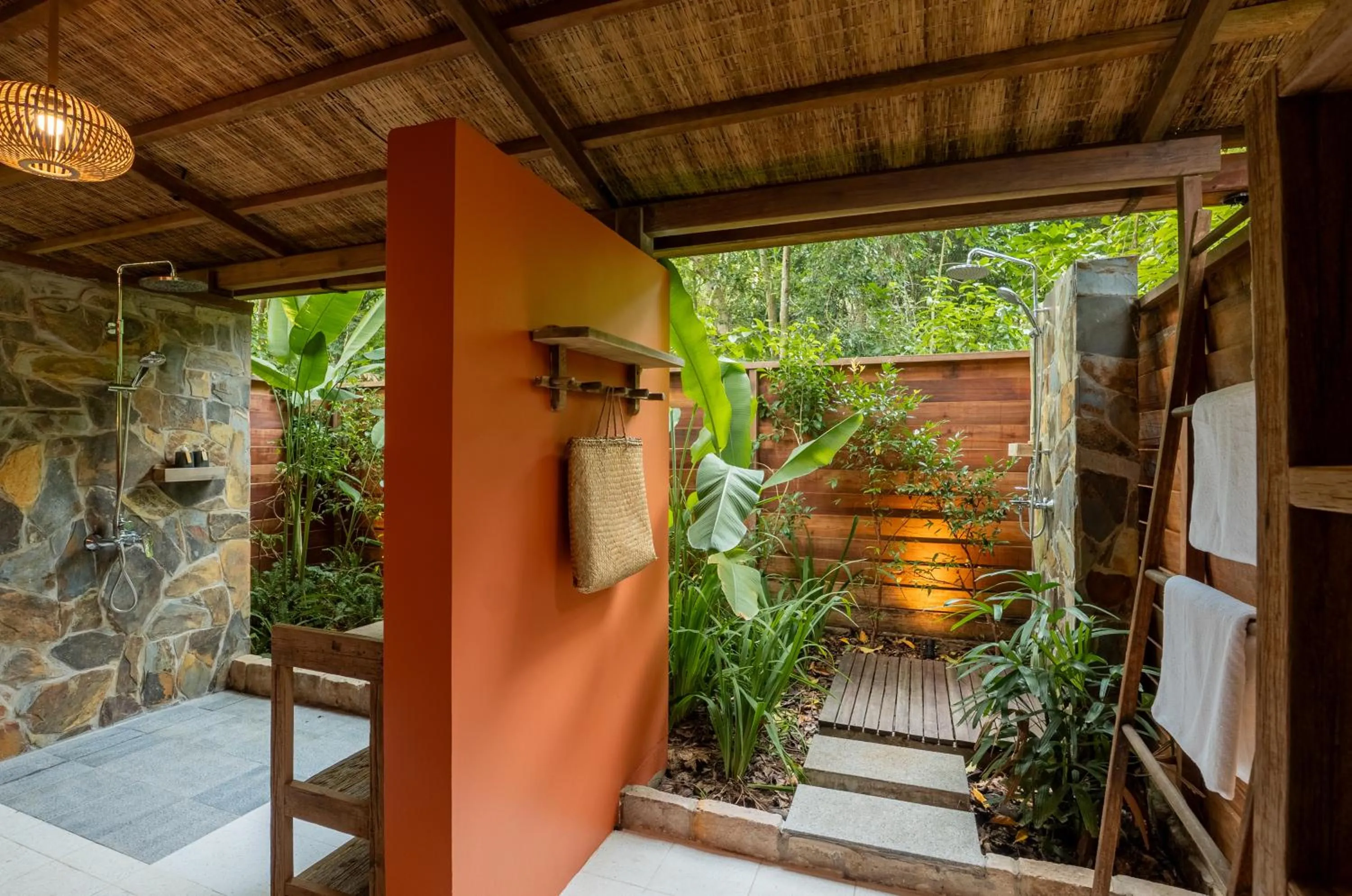 Toilet in Mango Bay Resort