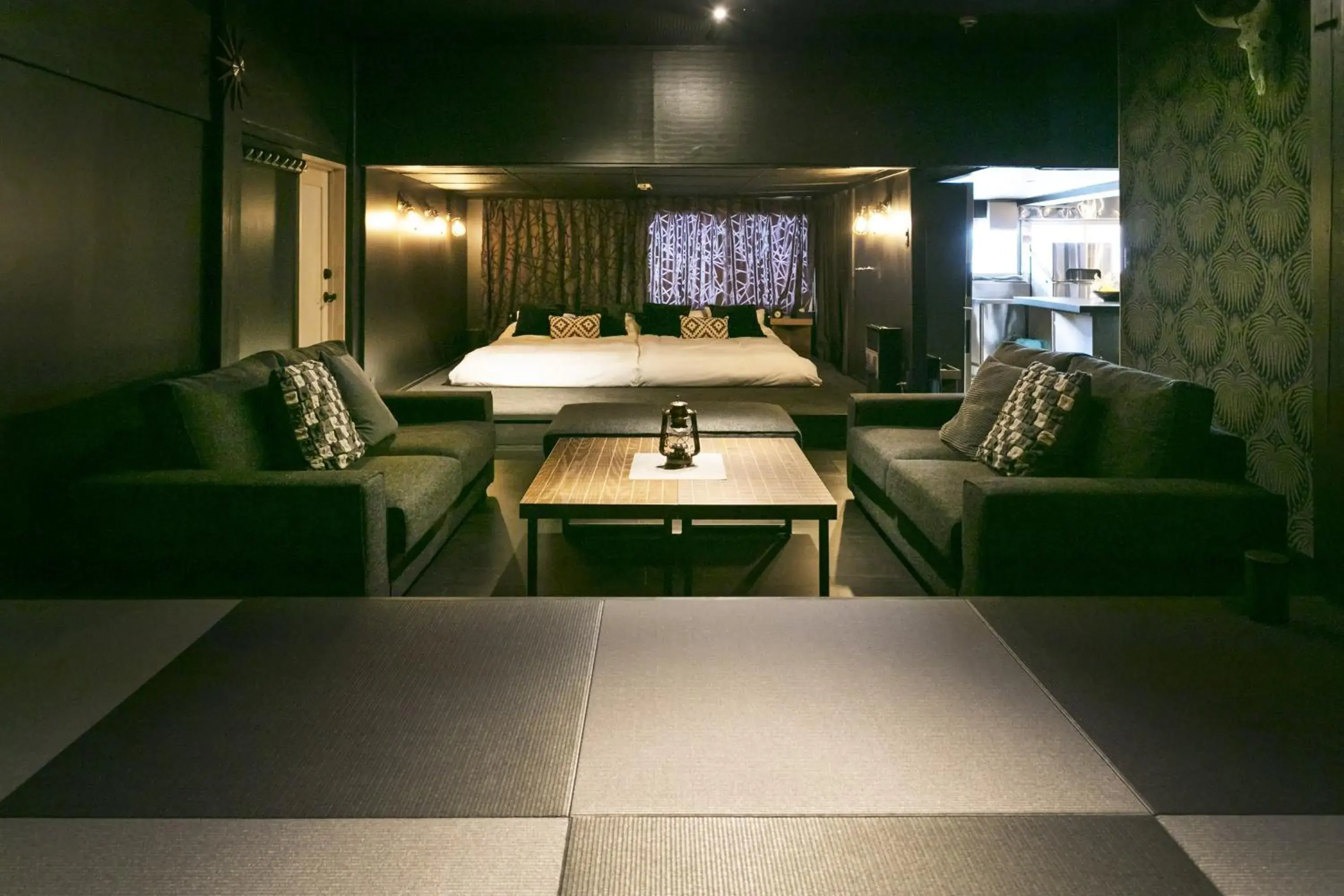 Living room in Hakuba Hatago Maruhachi Living room in Hakuba Hatago Maruhachi