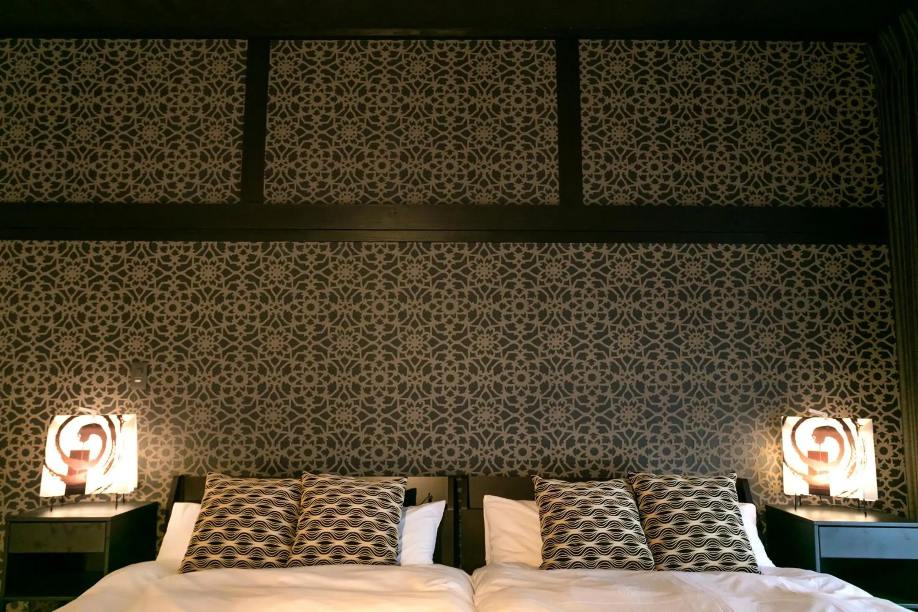 Bedroom, Bed in Hakuba Hatago Maruhachi Bedroom, Bed in Hakuba Hatago Maruhachi