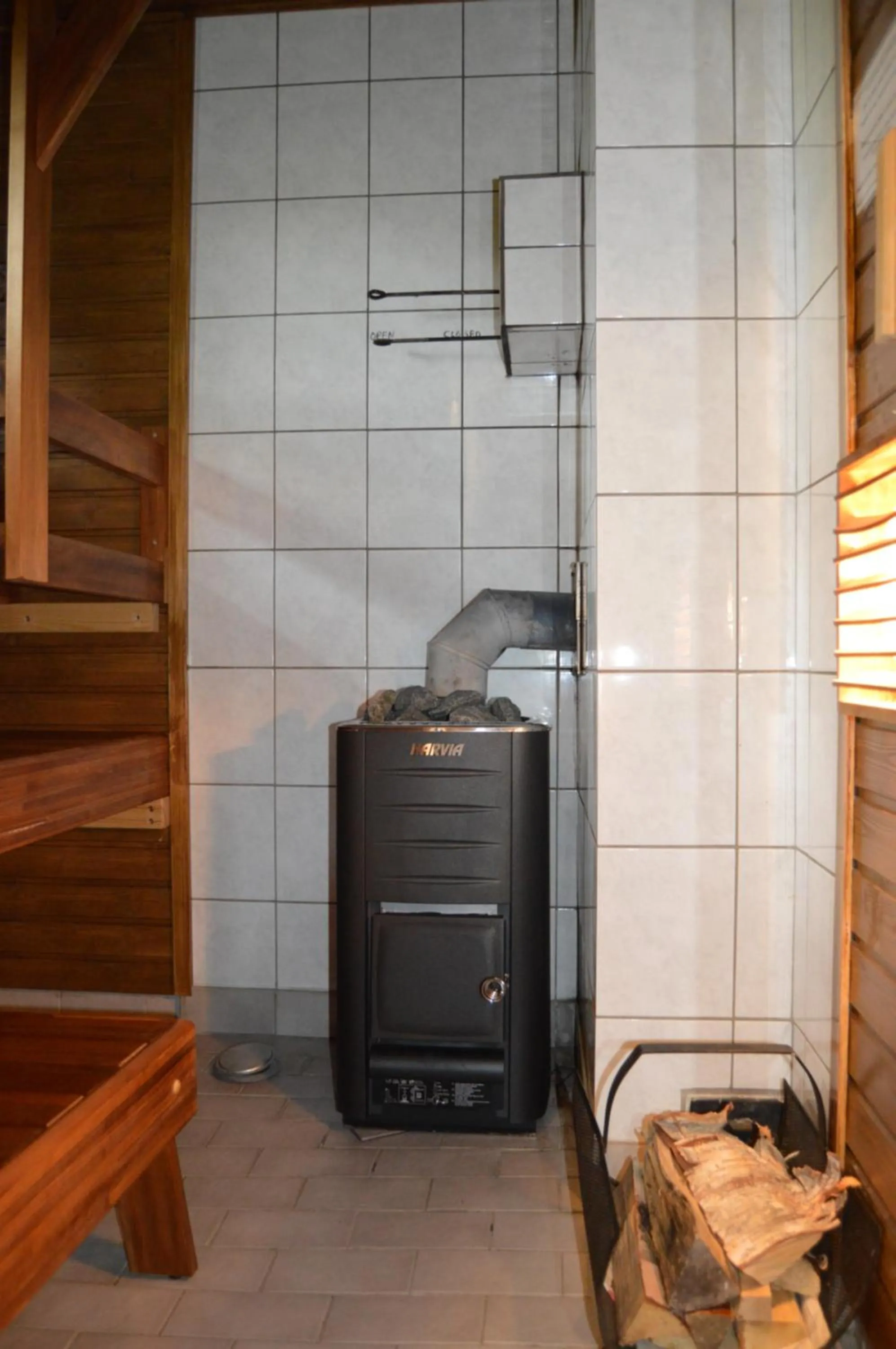 Sauna in Rinnepelto Holiday Cottages