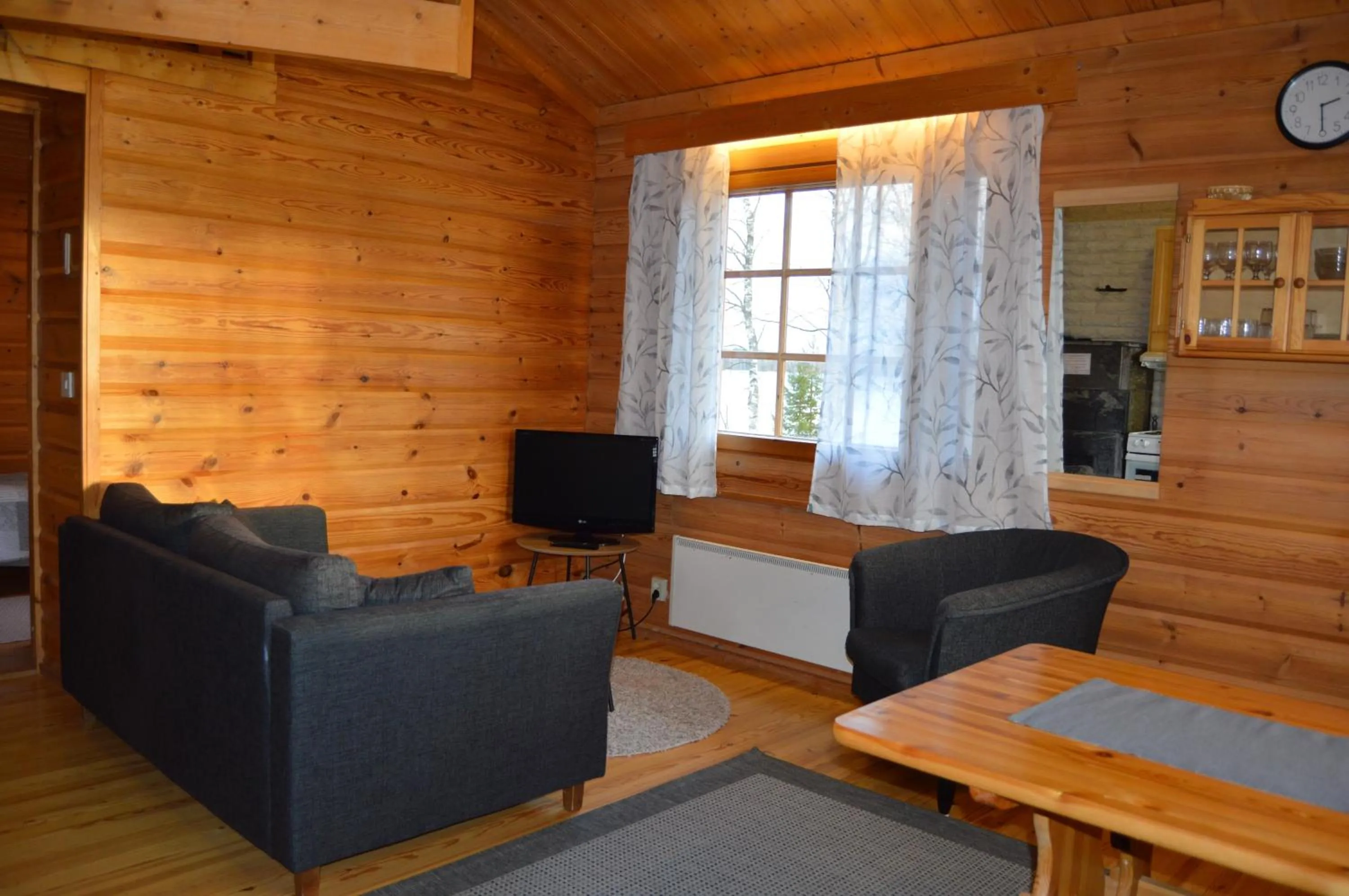 Living room in Rinnepelto Holiday Cottages