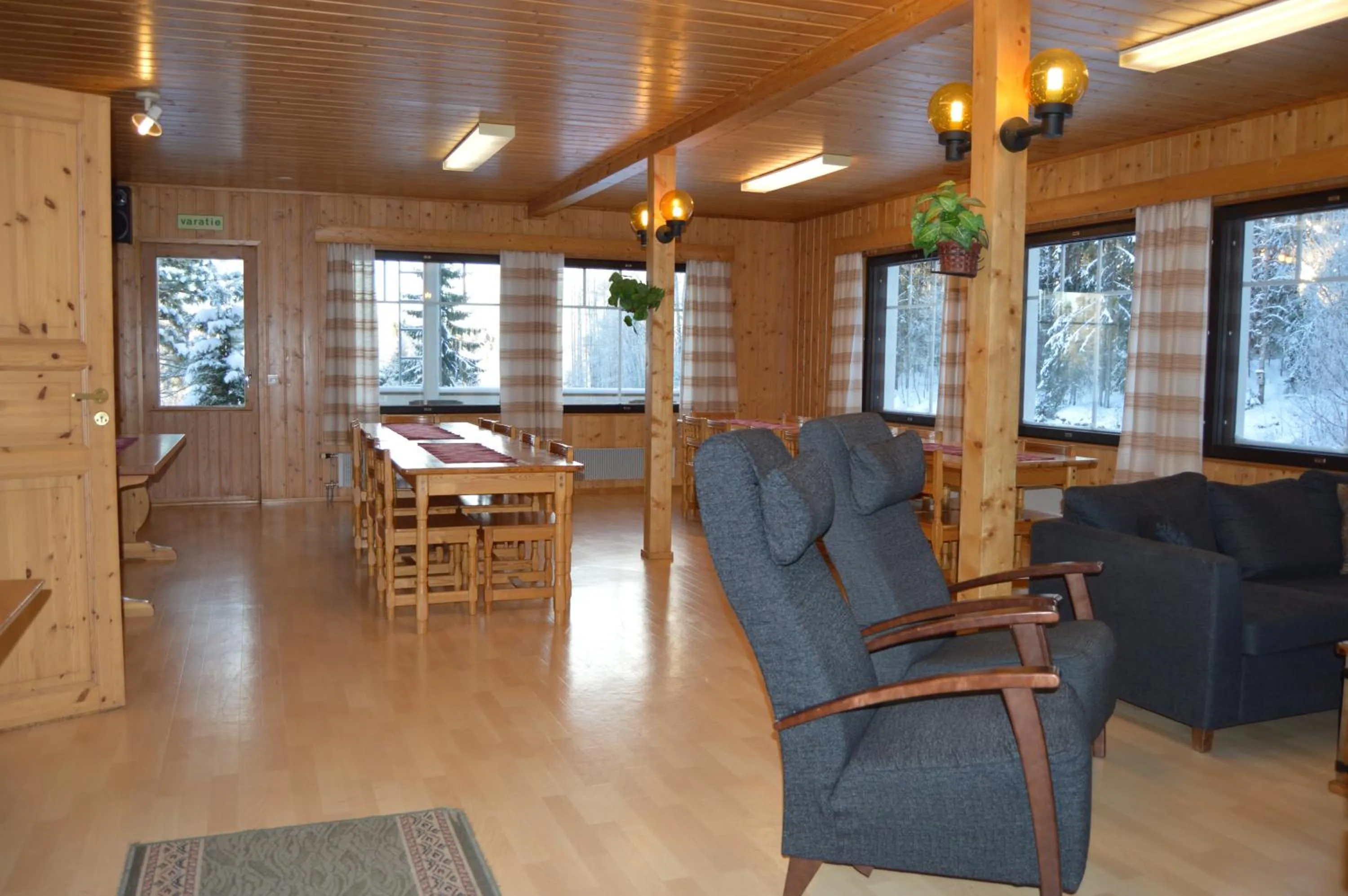 Living room in Rinnepelto Holiday Cottages