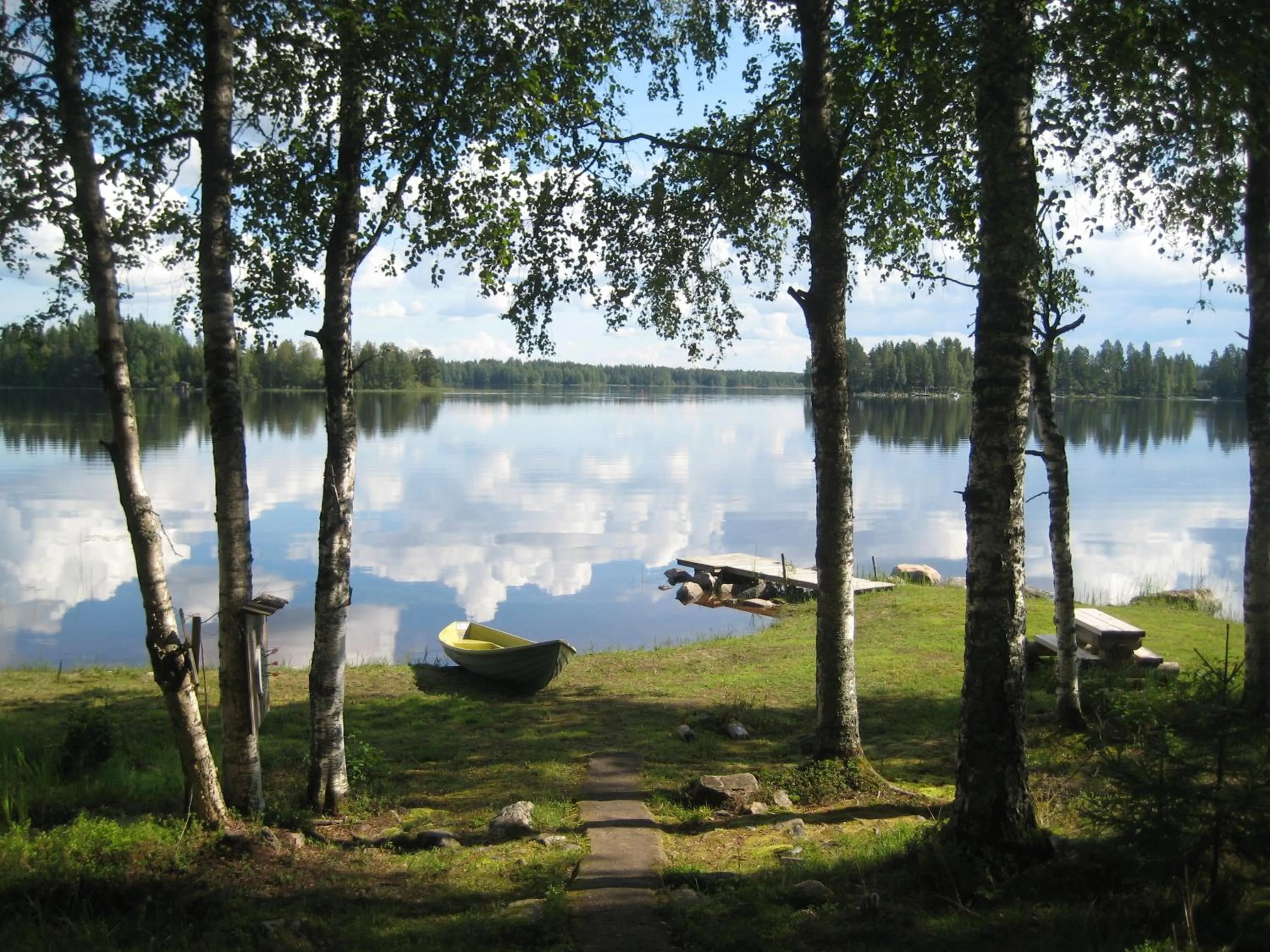 Beach in Rinnepelto Holiday Cottages