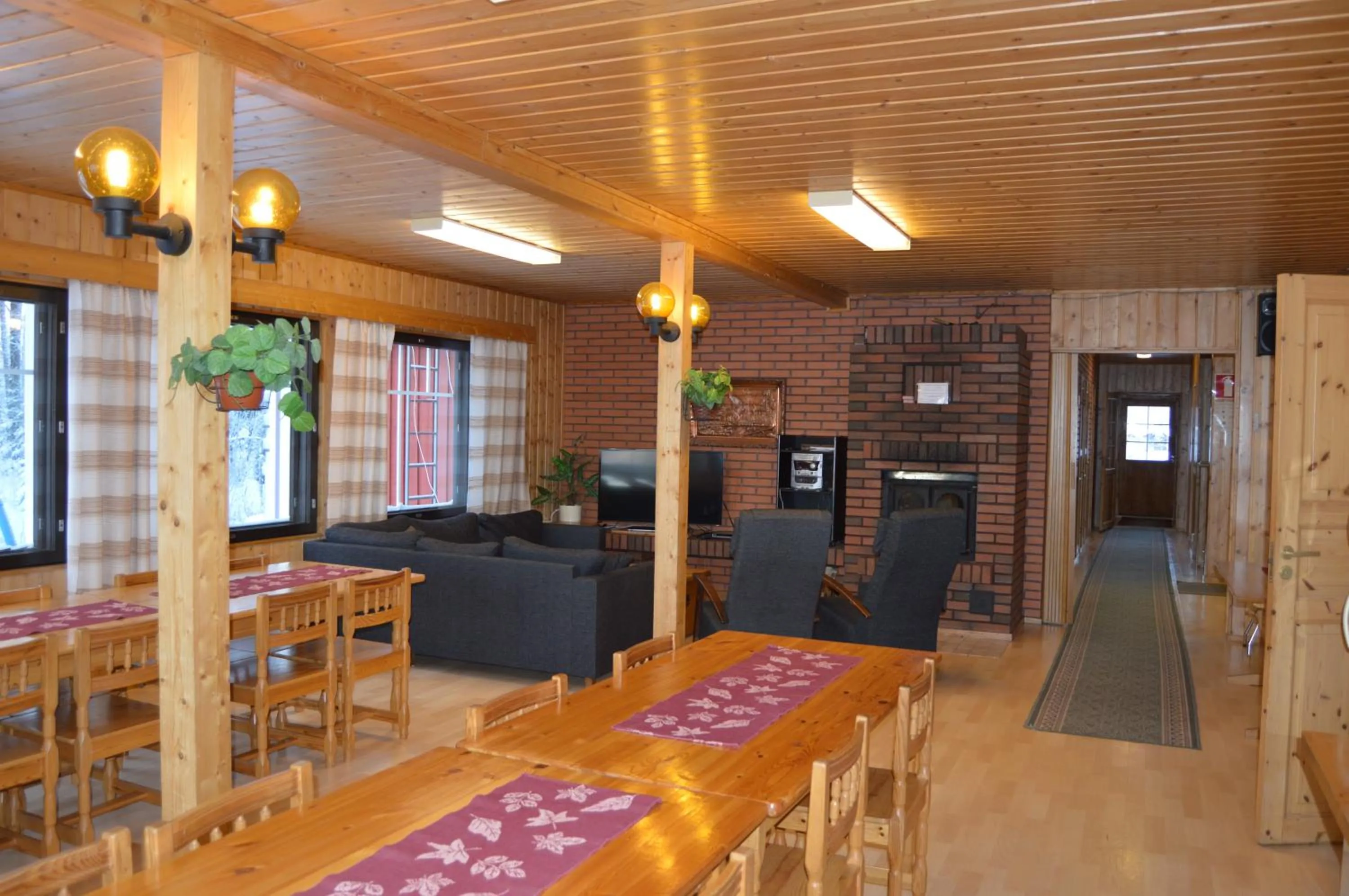 Living room in Rinnepelto Holiday Cottages