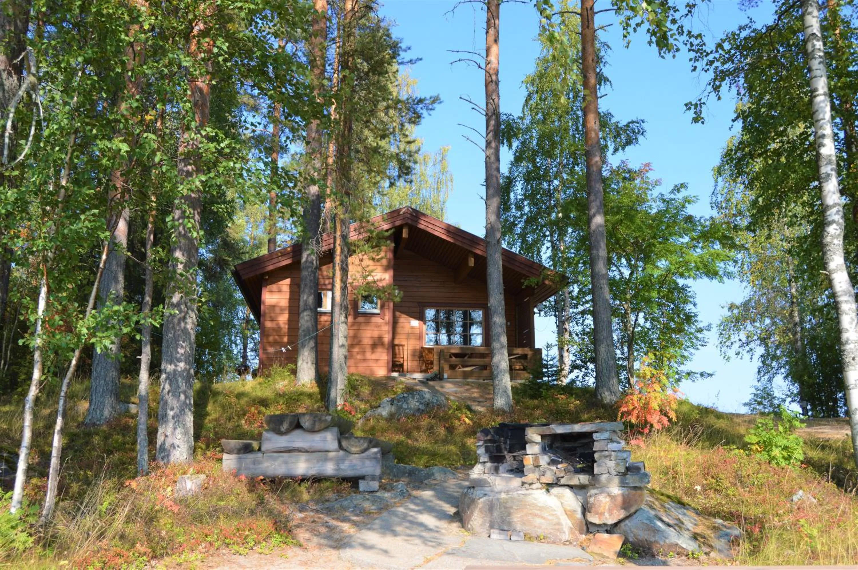 Facade/entrance in Rinnepelto Holiday Cottages