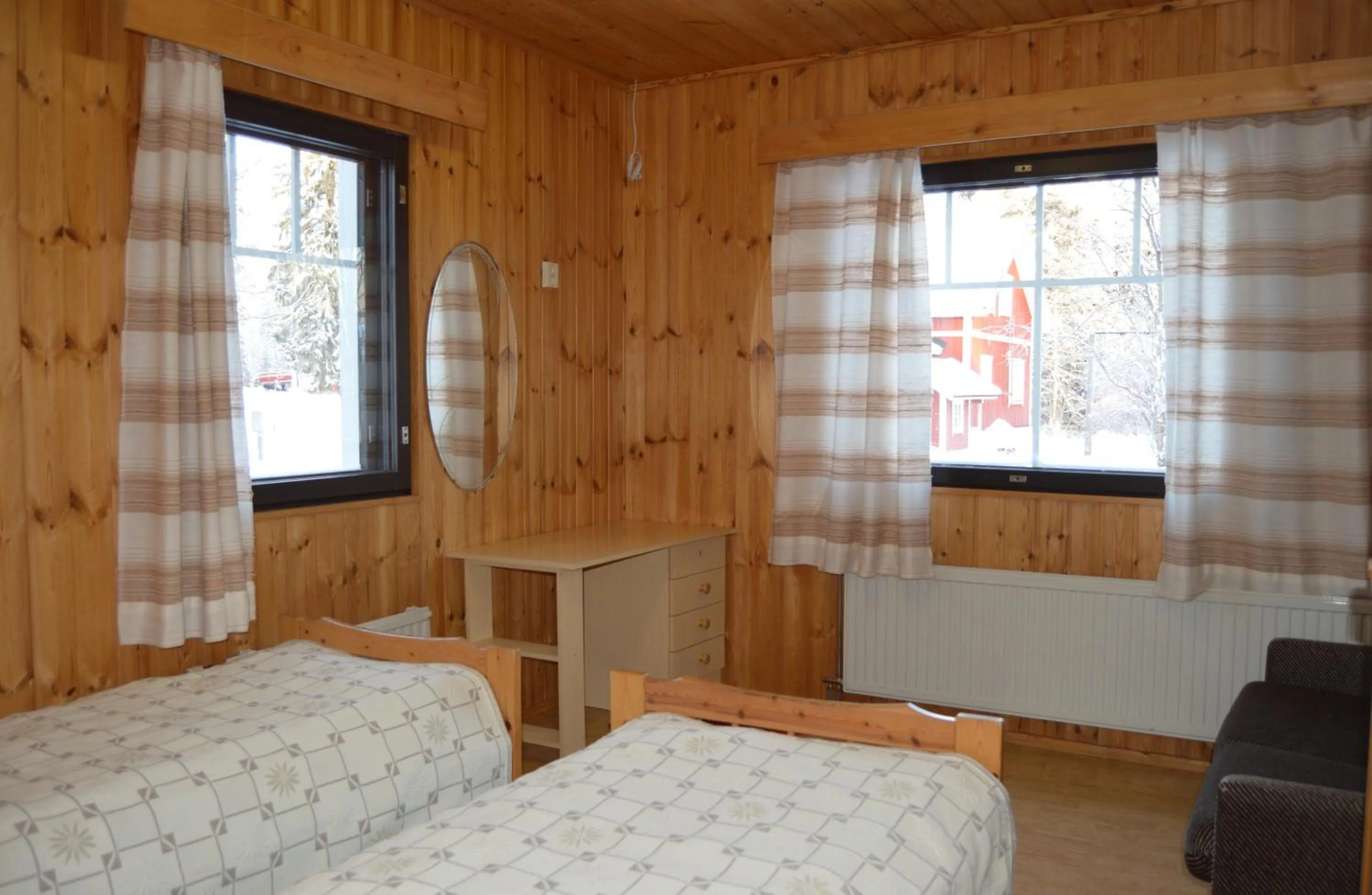 Bedroom, Bed in Rinnepelto Holiday Cottages