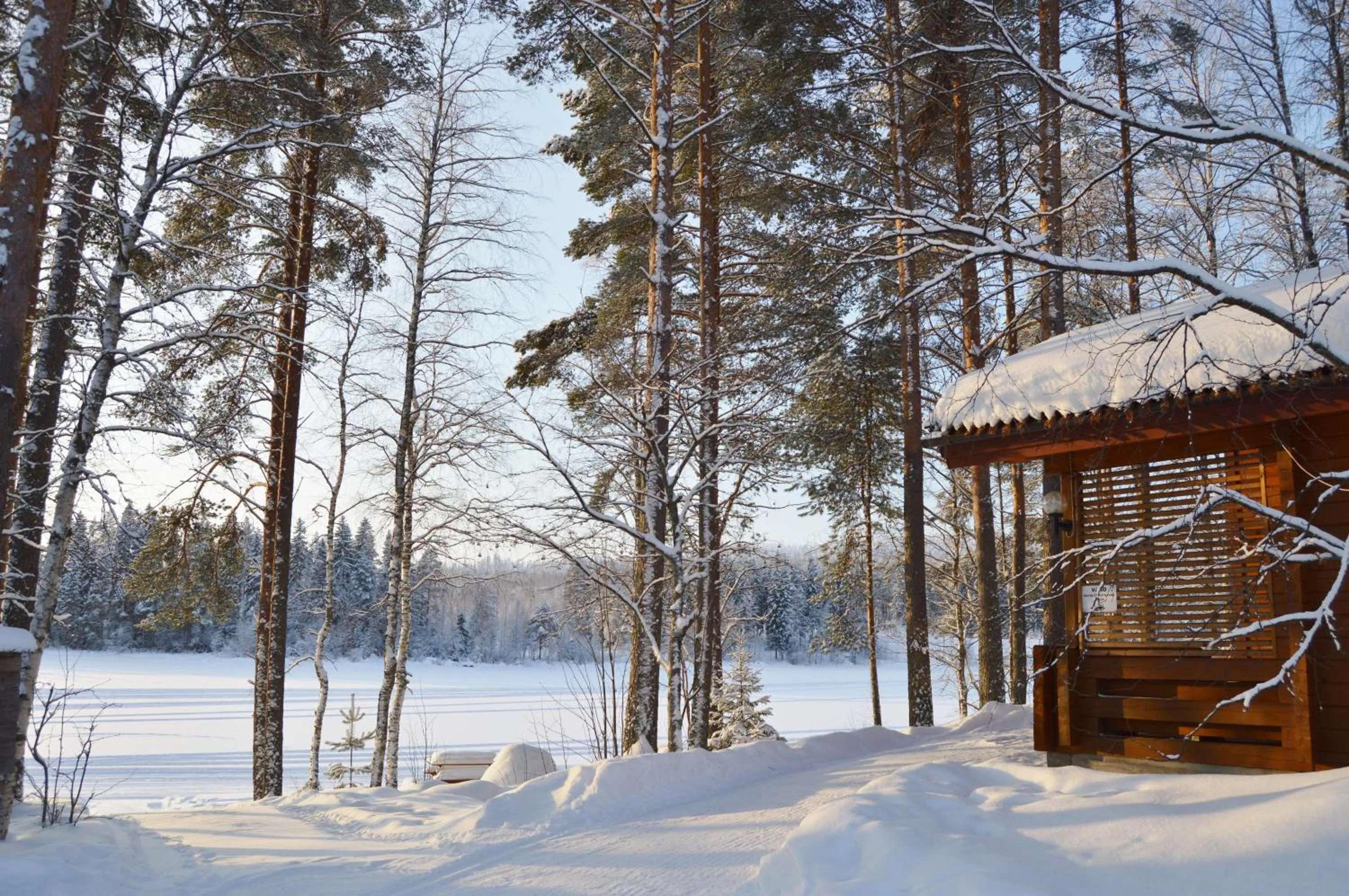 Natural landscape in Rinnepelto Holiday Cottages
