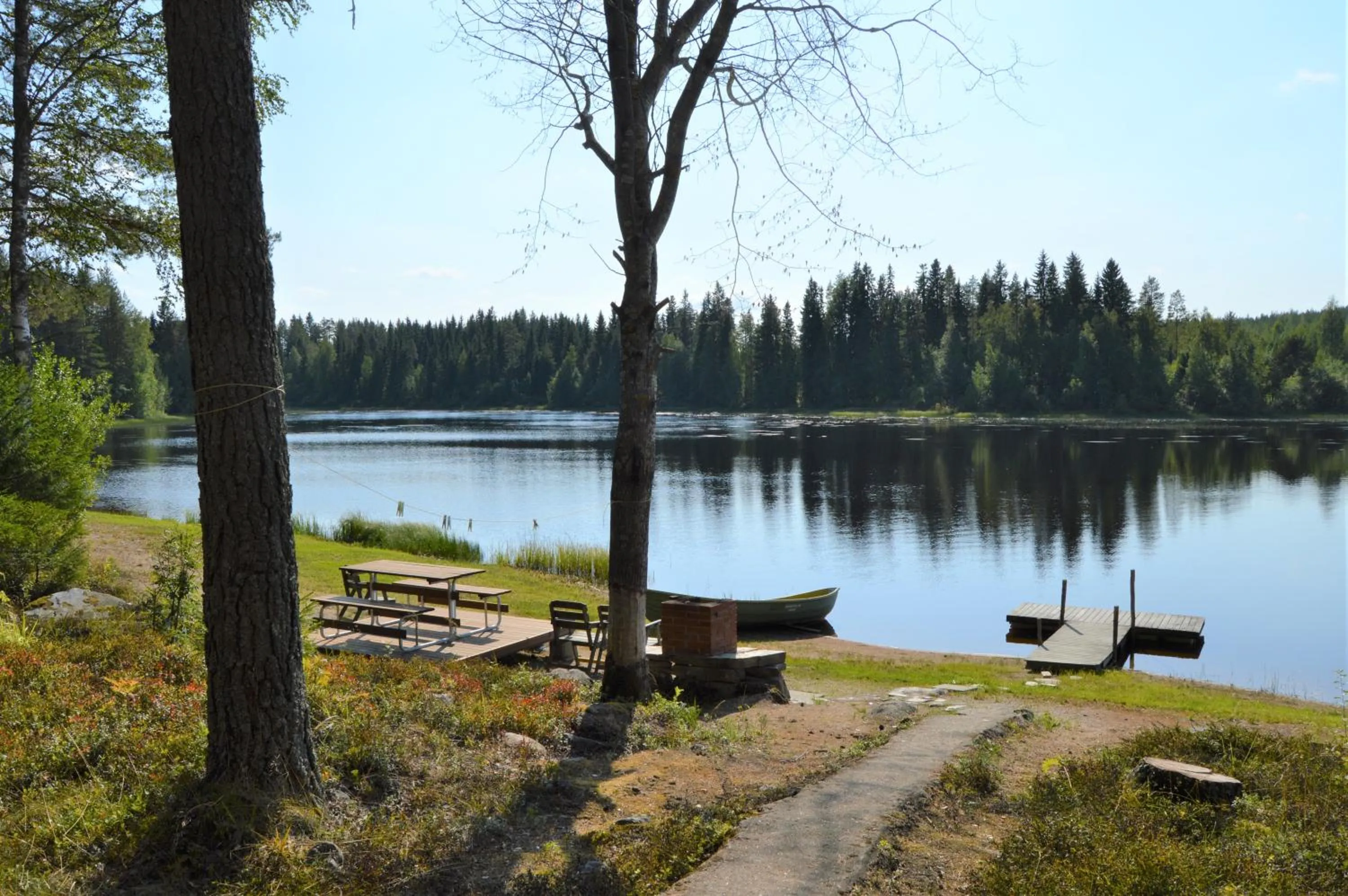 Natural landscape in Rinnepelto Holiday Cottages