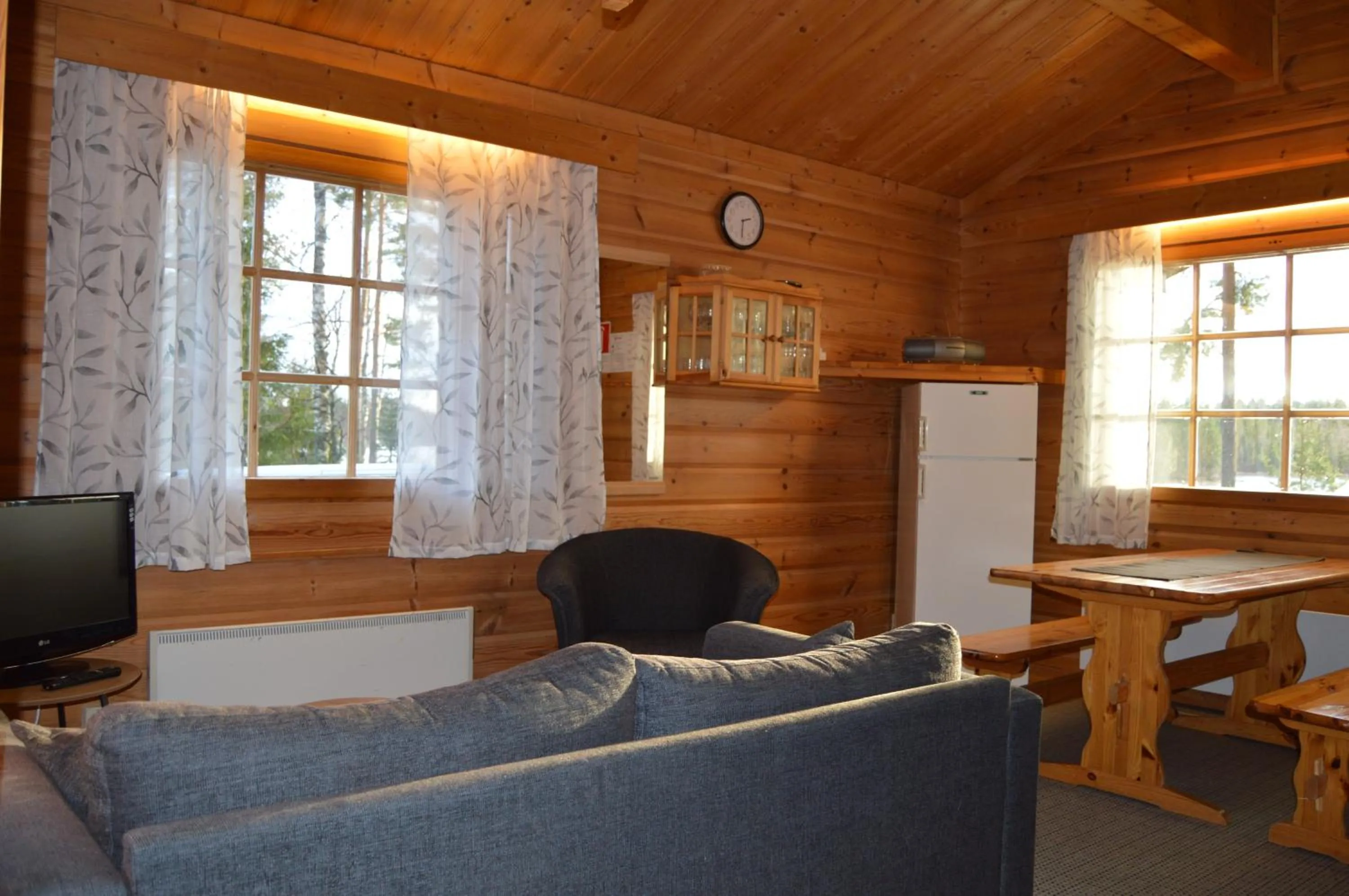 Living room in Rinnepelto Holiday Cottages