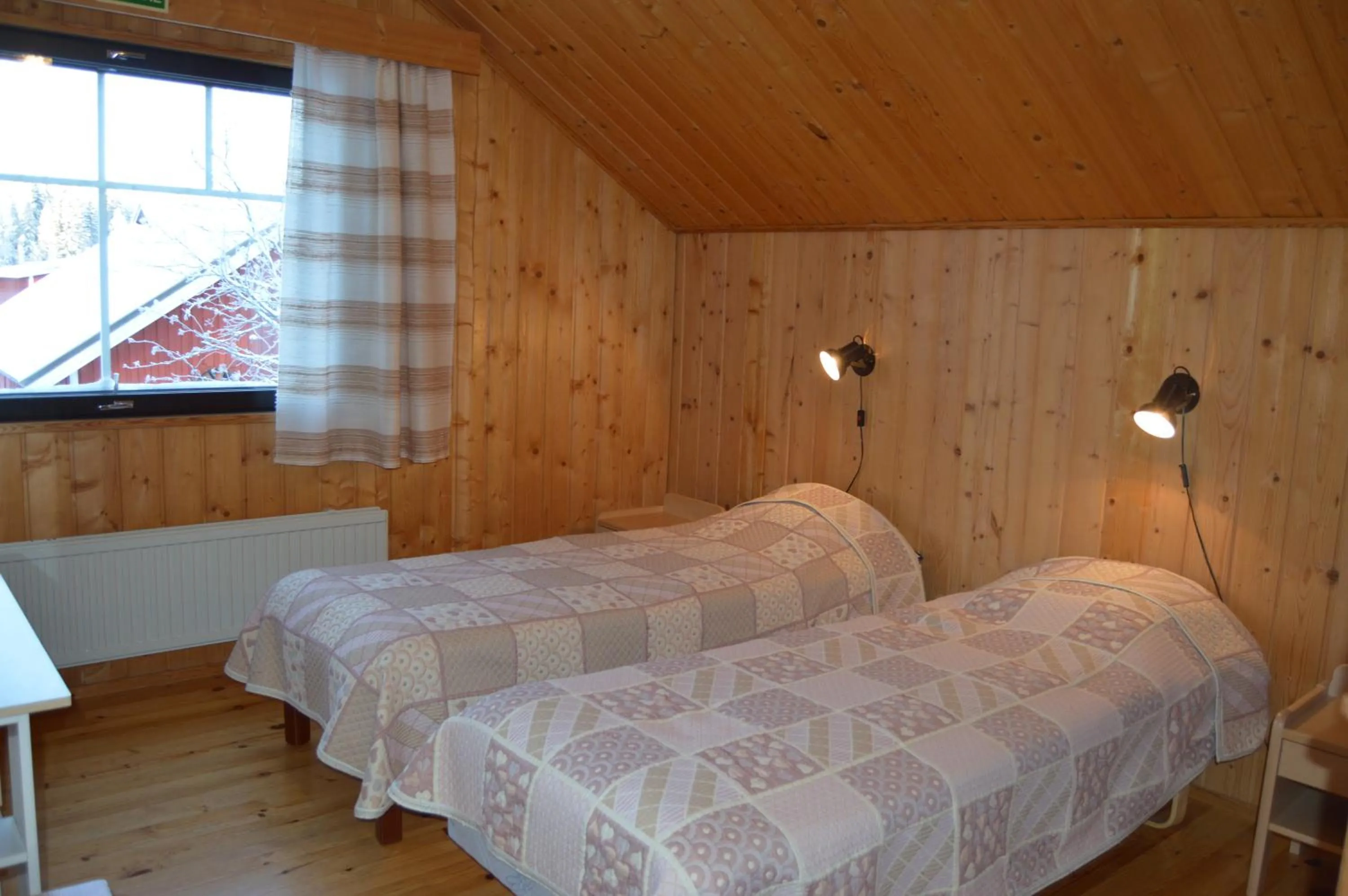 Bedroom, Bed in Rinnepelto Holiday Cottages
