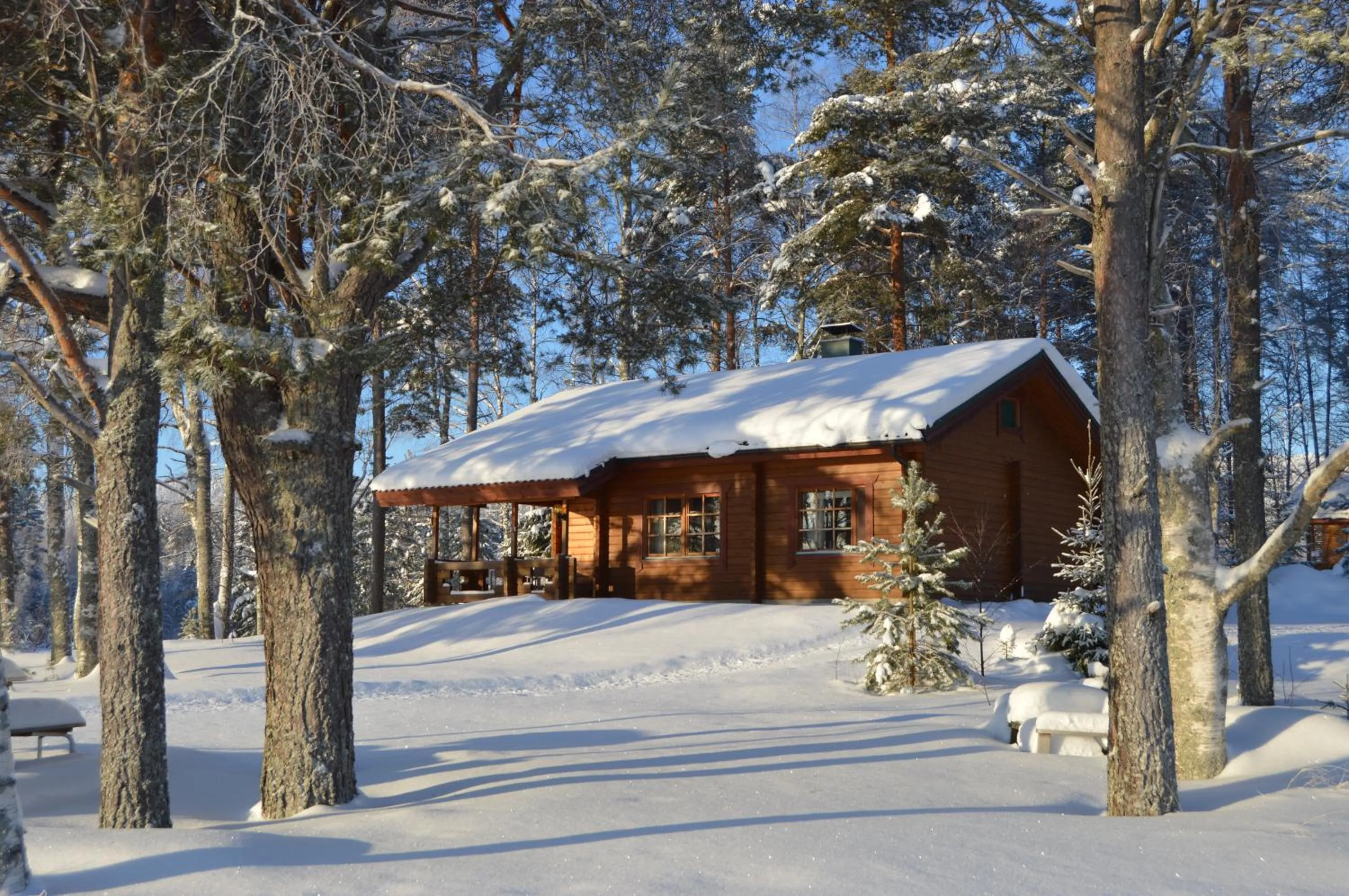 Facade/entrance in Rinnepelto Holiday Cottages