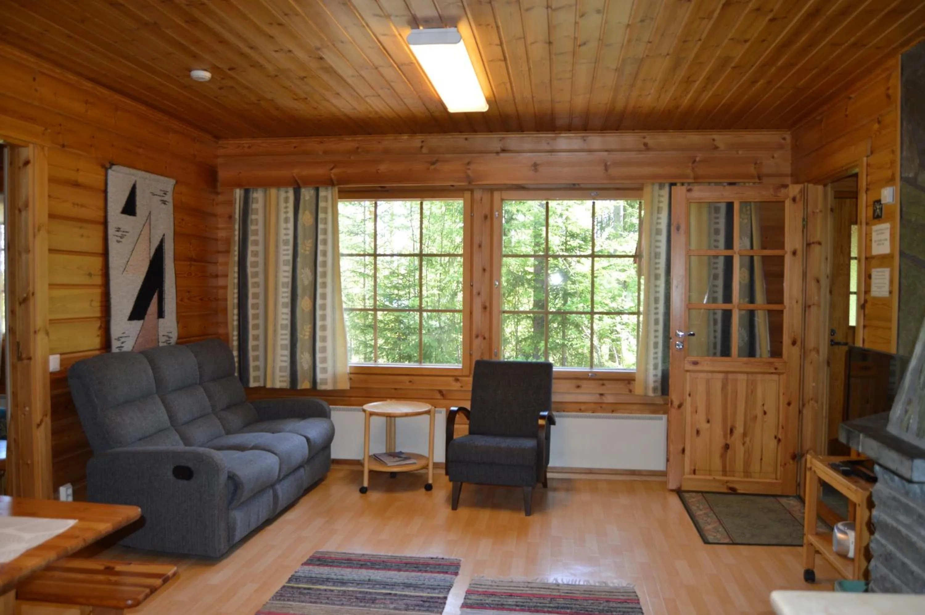 Living room in Rinnepelto Holiday Cottages
