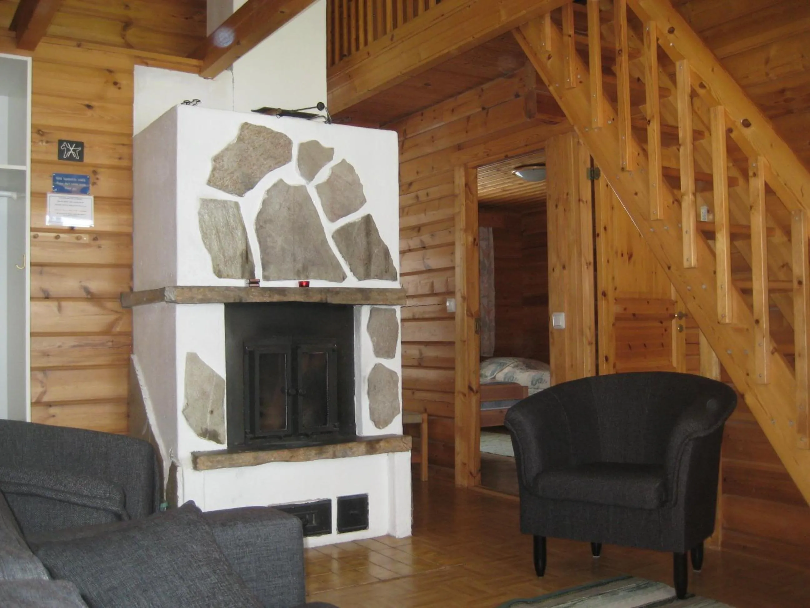 Living room in Rinnepelto Holiday Cottages