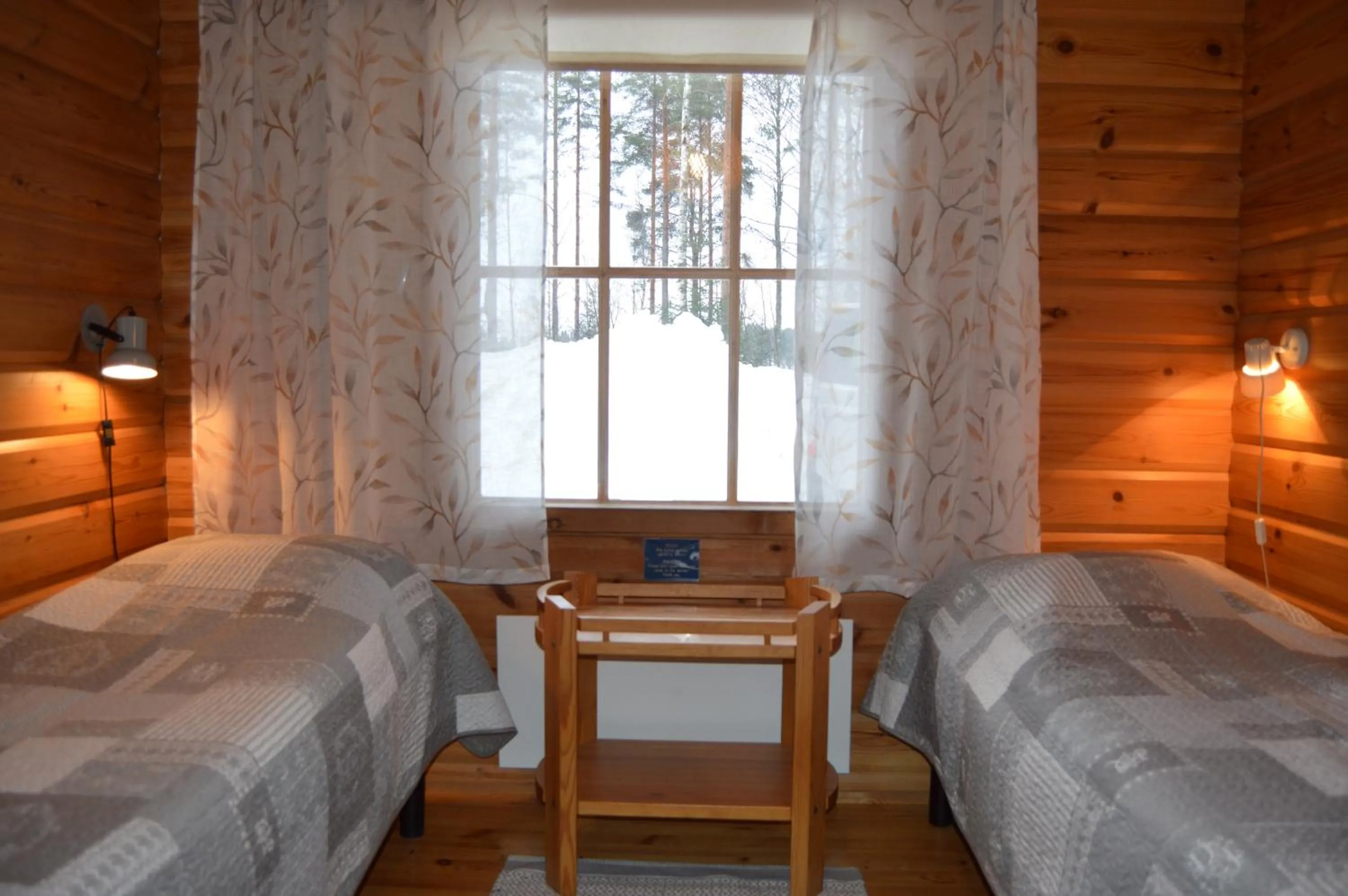 Bedroom, Bed in Rinnepelto Holiday Cottages