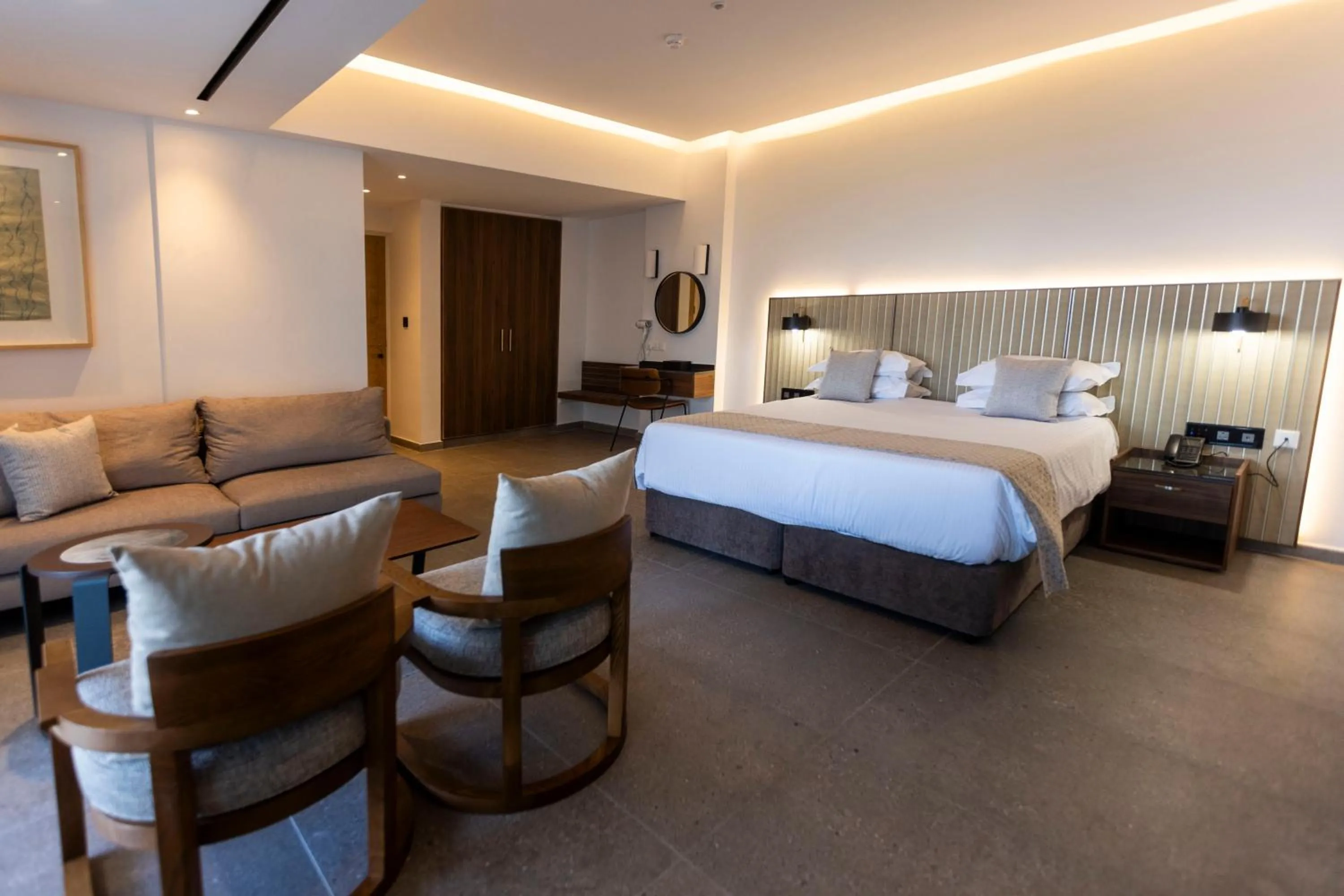 Bed in Sofianna Resort & Spa