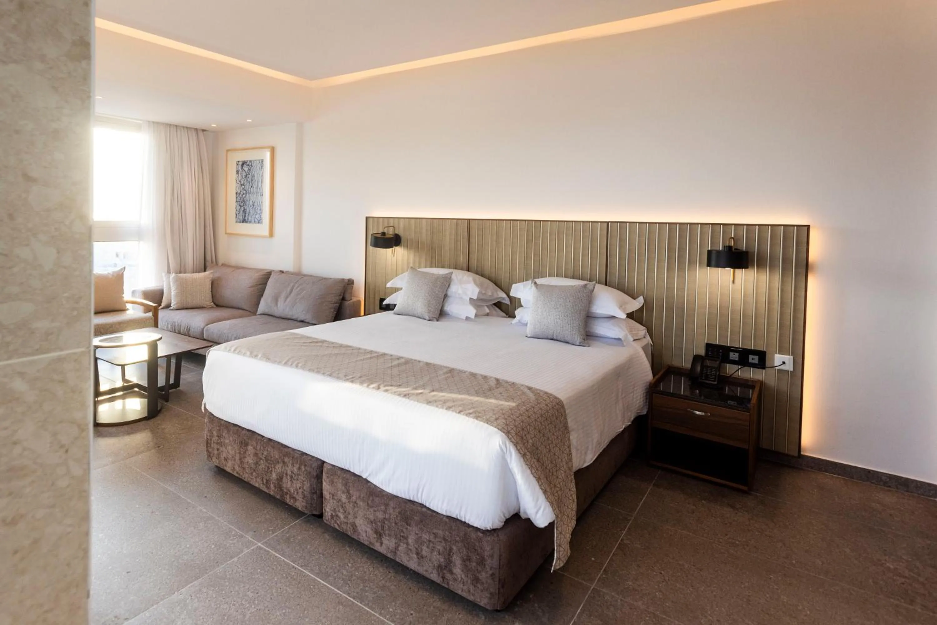 Bed in Sofianna Resort & Spa