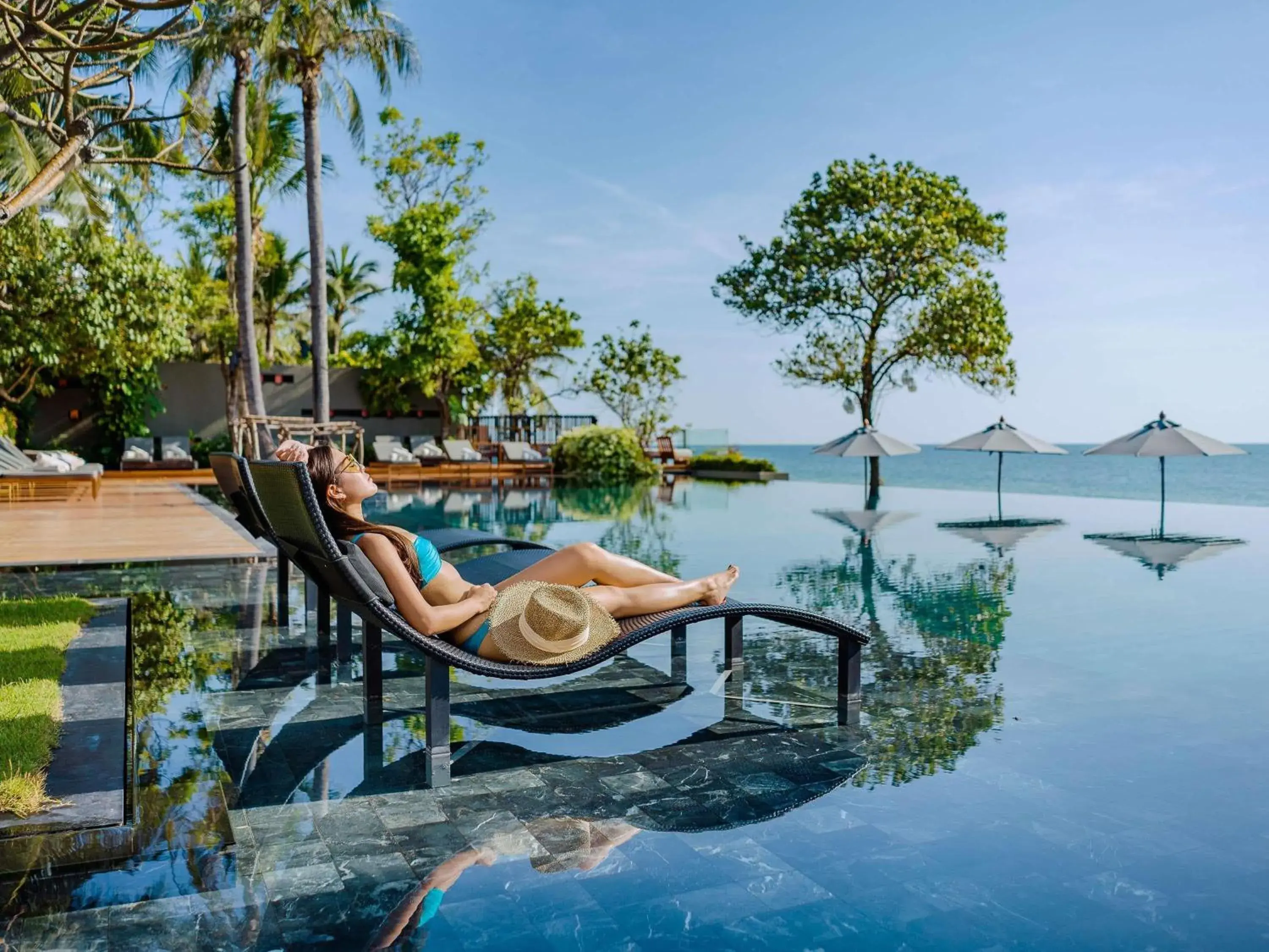 Pool view in V Villas Hua Hin - MGallery Collection Pool view in V Villas Hua Hin - MGallery Collection