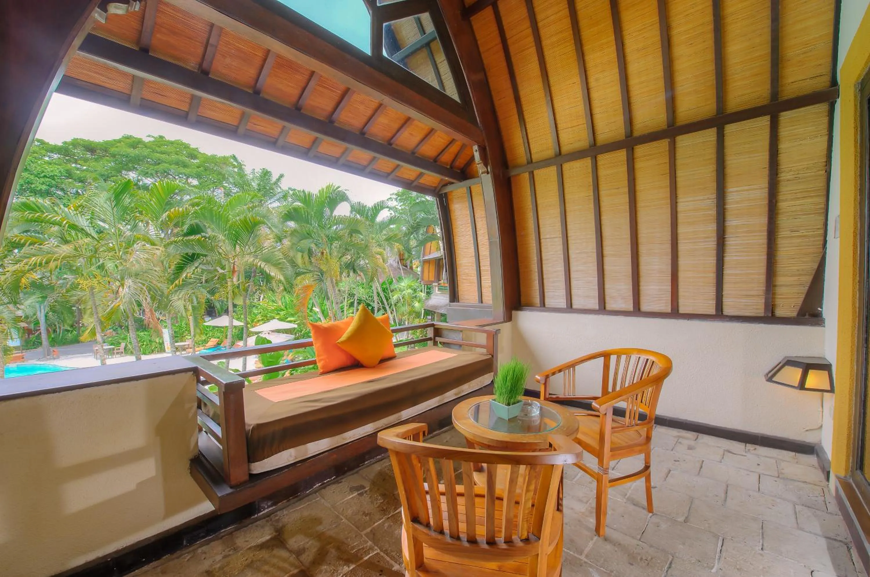 Balcony/Terrace in Hotel Vila Lumbung