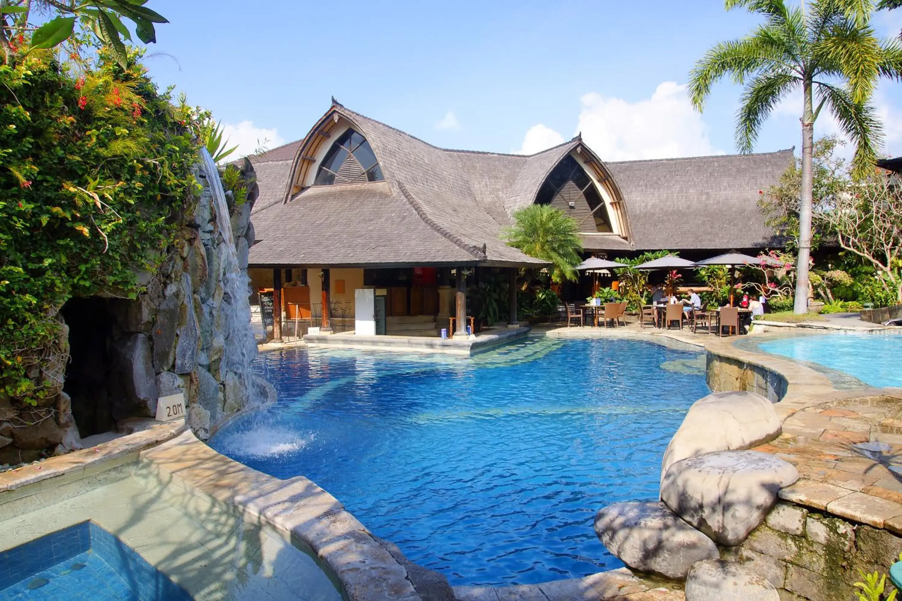 Swimming pool in Hotel Vila Lumbung Swimming pool in Hotel Vila Lumbung