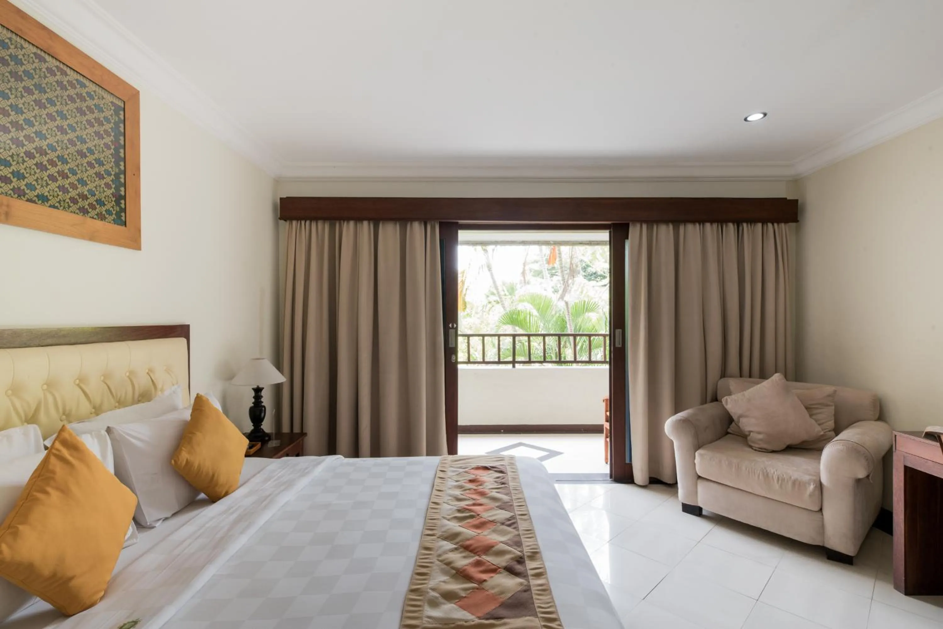 Bed in Hotel Vila Lumbung