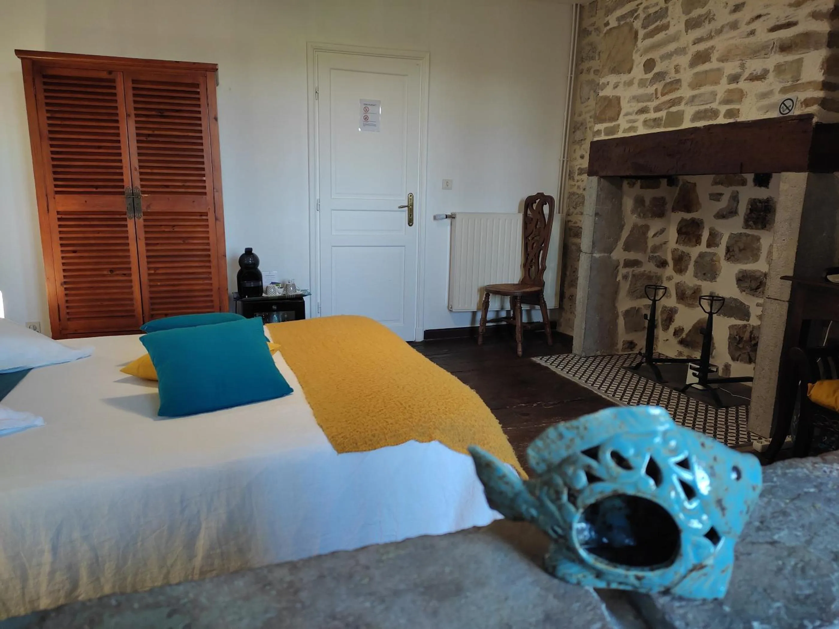 Bedroom, Bed in B&B Amphitryon