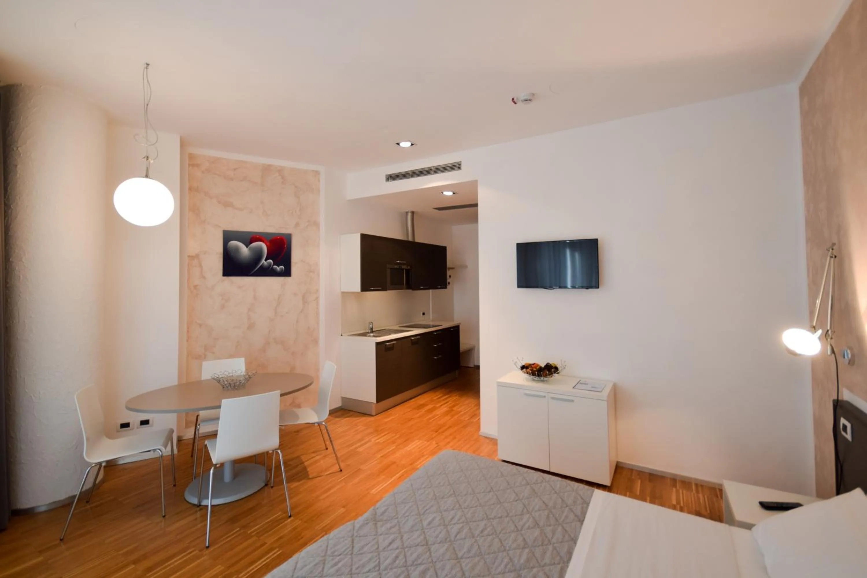 Bed in Hotel Mantova Residence