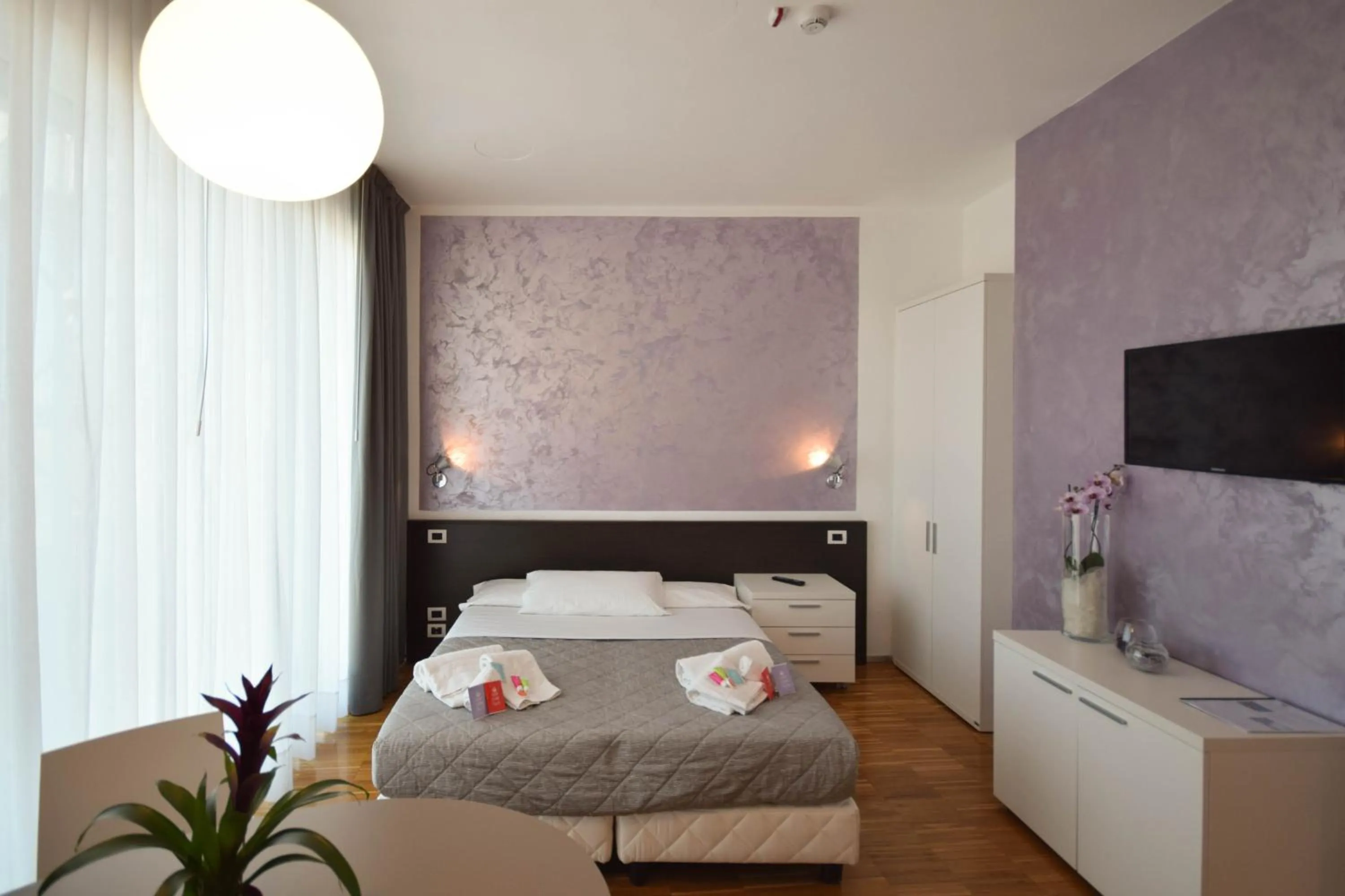 Bed in Hotel Mantova Residence