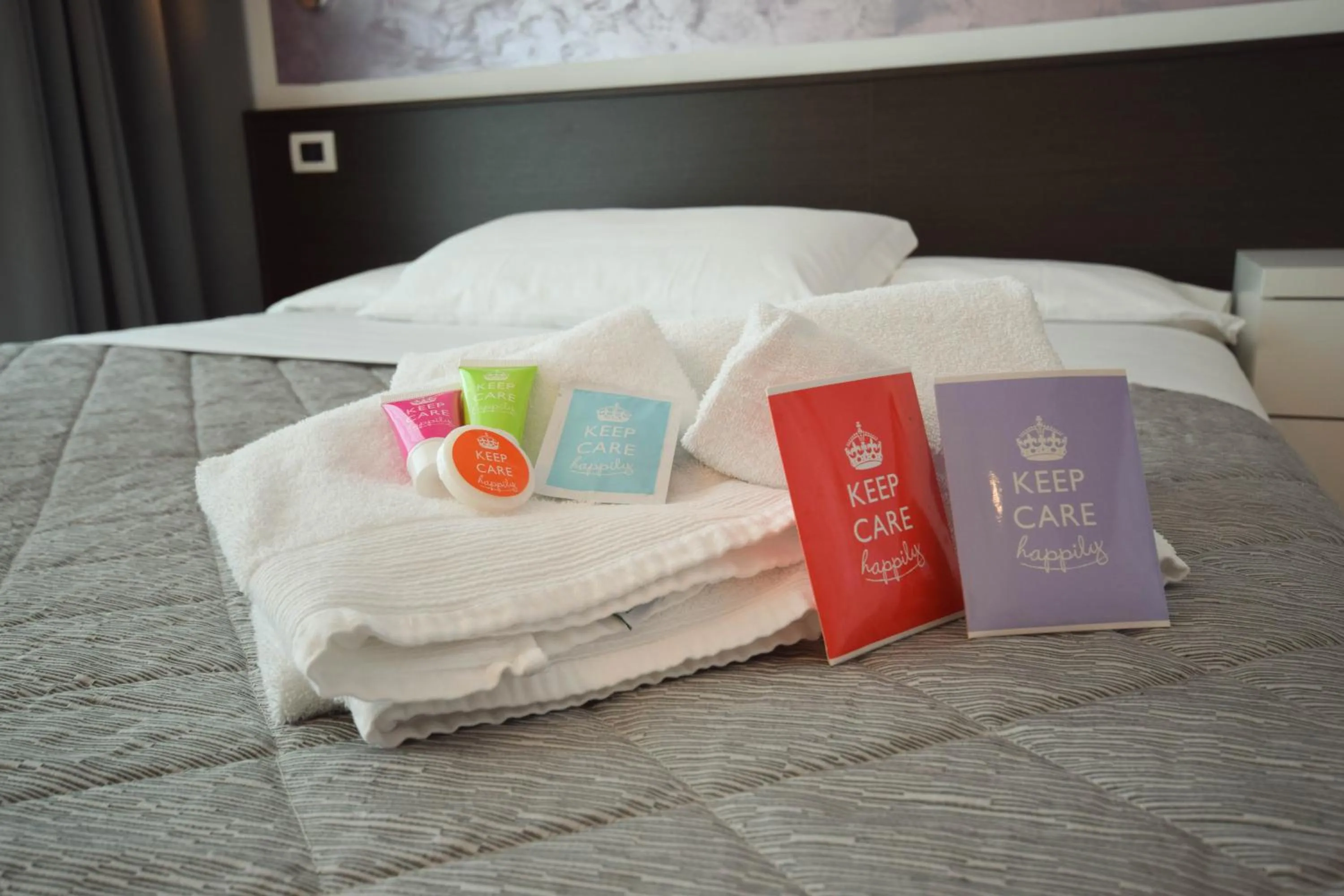 Bed in Hotel Mantova Residence