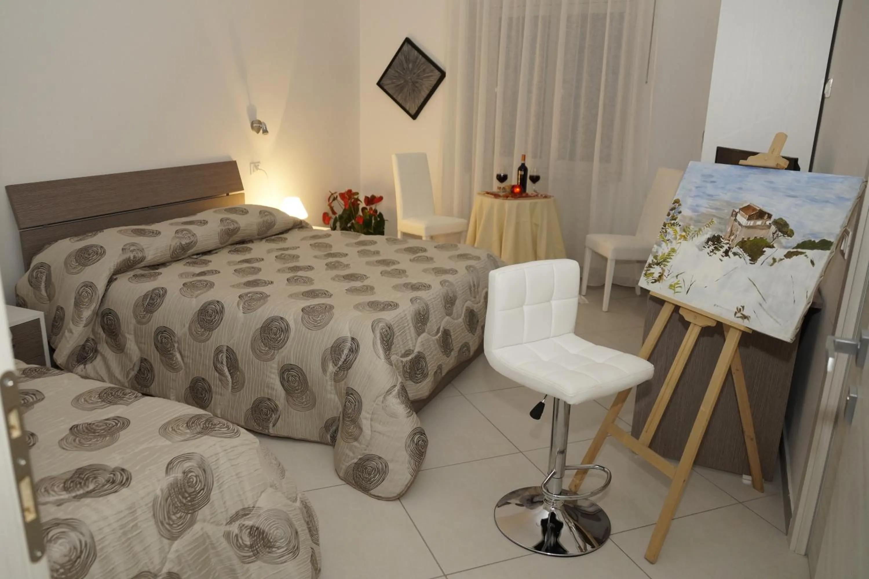 Bed in HOTEL VALLEVERDE