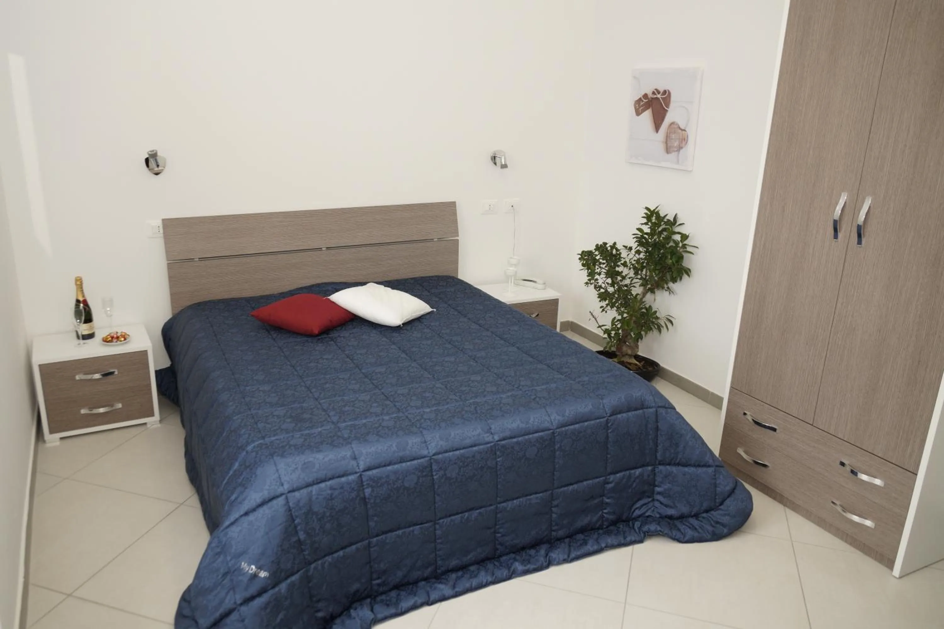 Bed in HOTEL VALLEVERDE