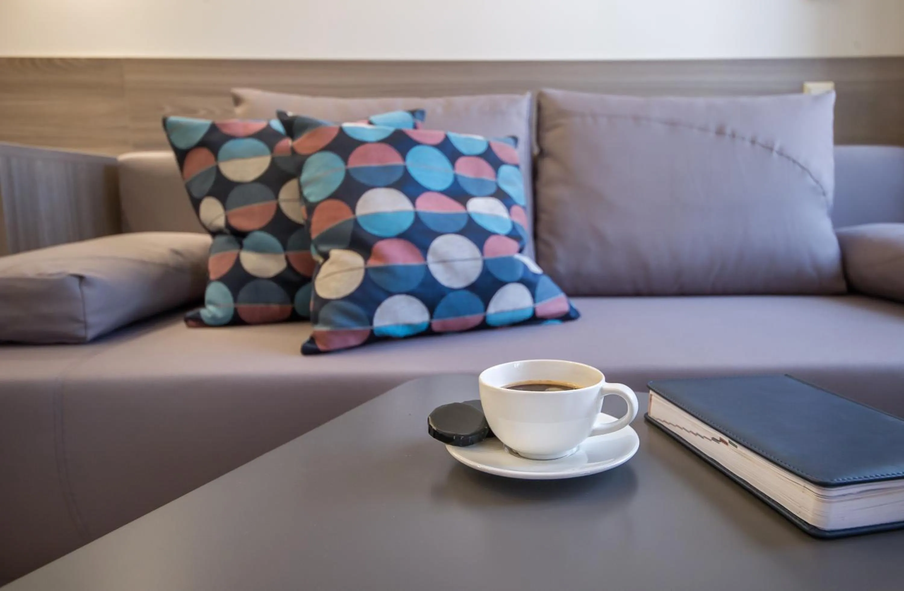 Seating area in Dangė Hotel