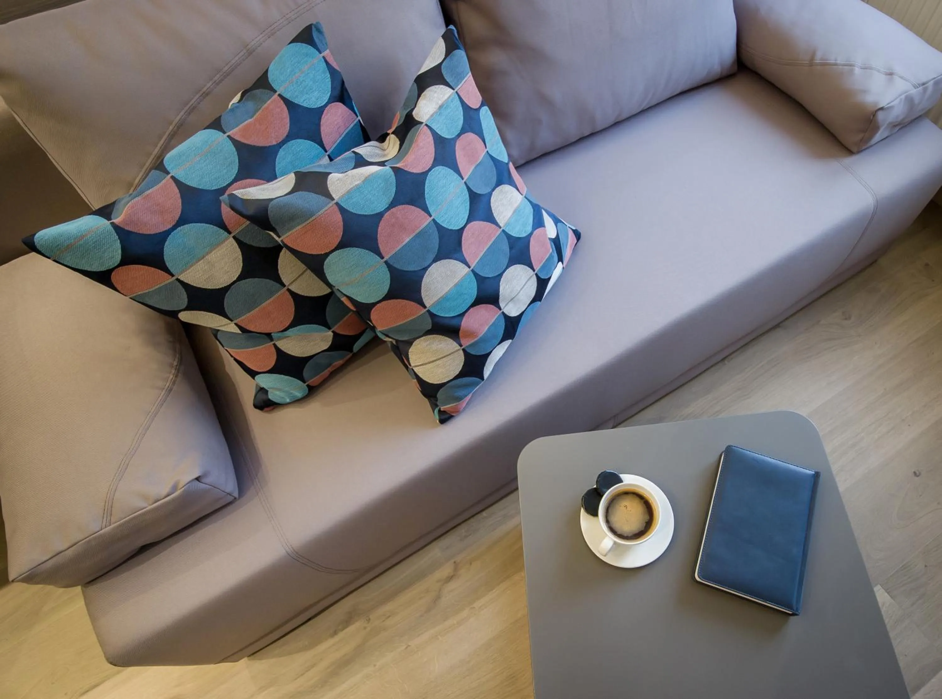 Seating area in Dangė Hotel