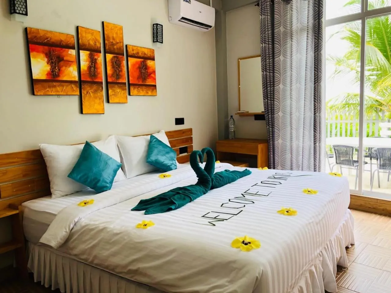 Bedroom, Bed in IRIS Beach Residence