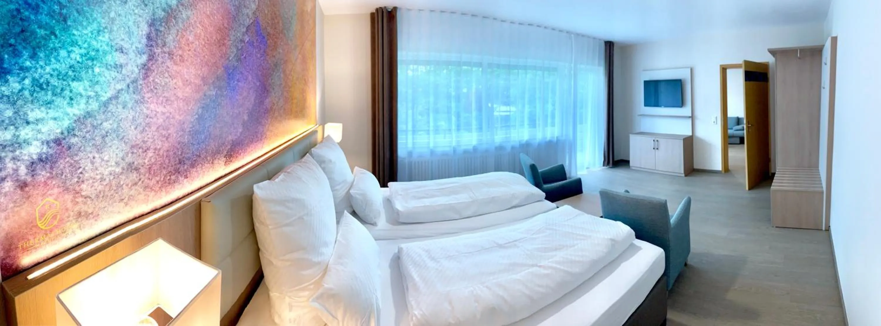 Bed in Thermalhotel Kemper