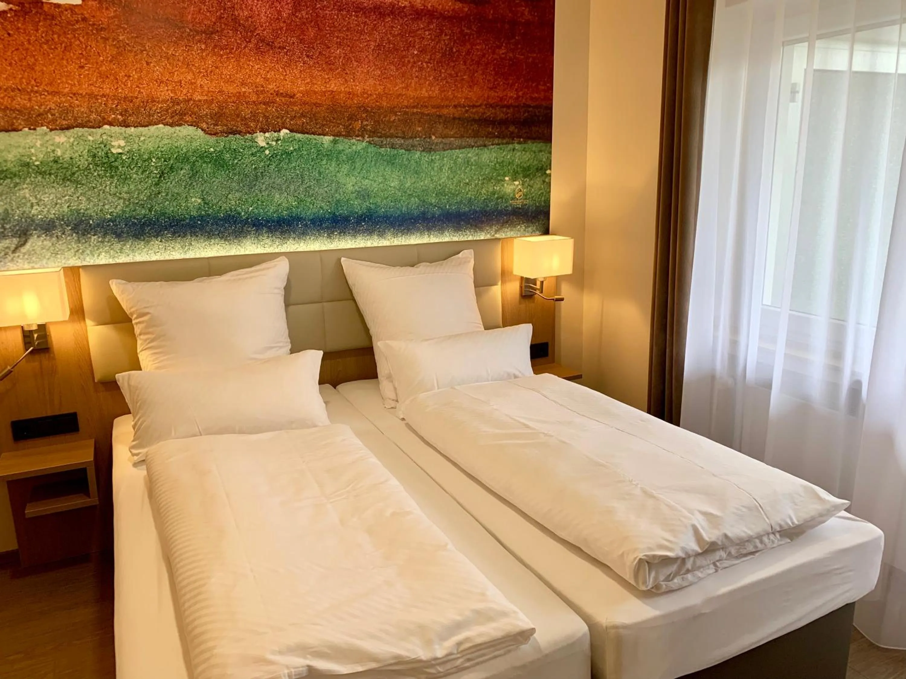 Bed in Thermalhotel Kemper