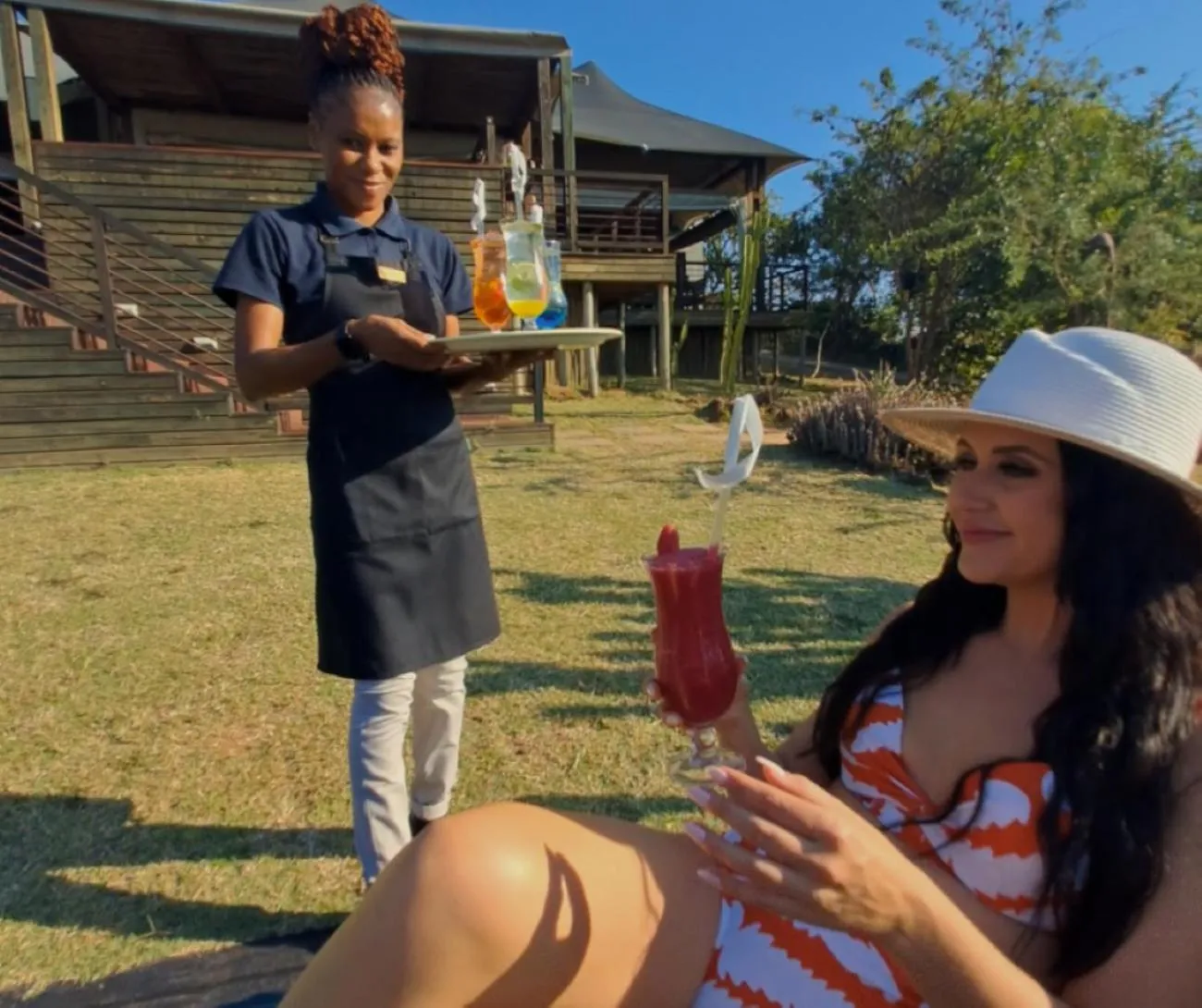 Patio in Ndhula Luxury Tented Lodge