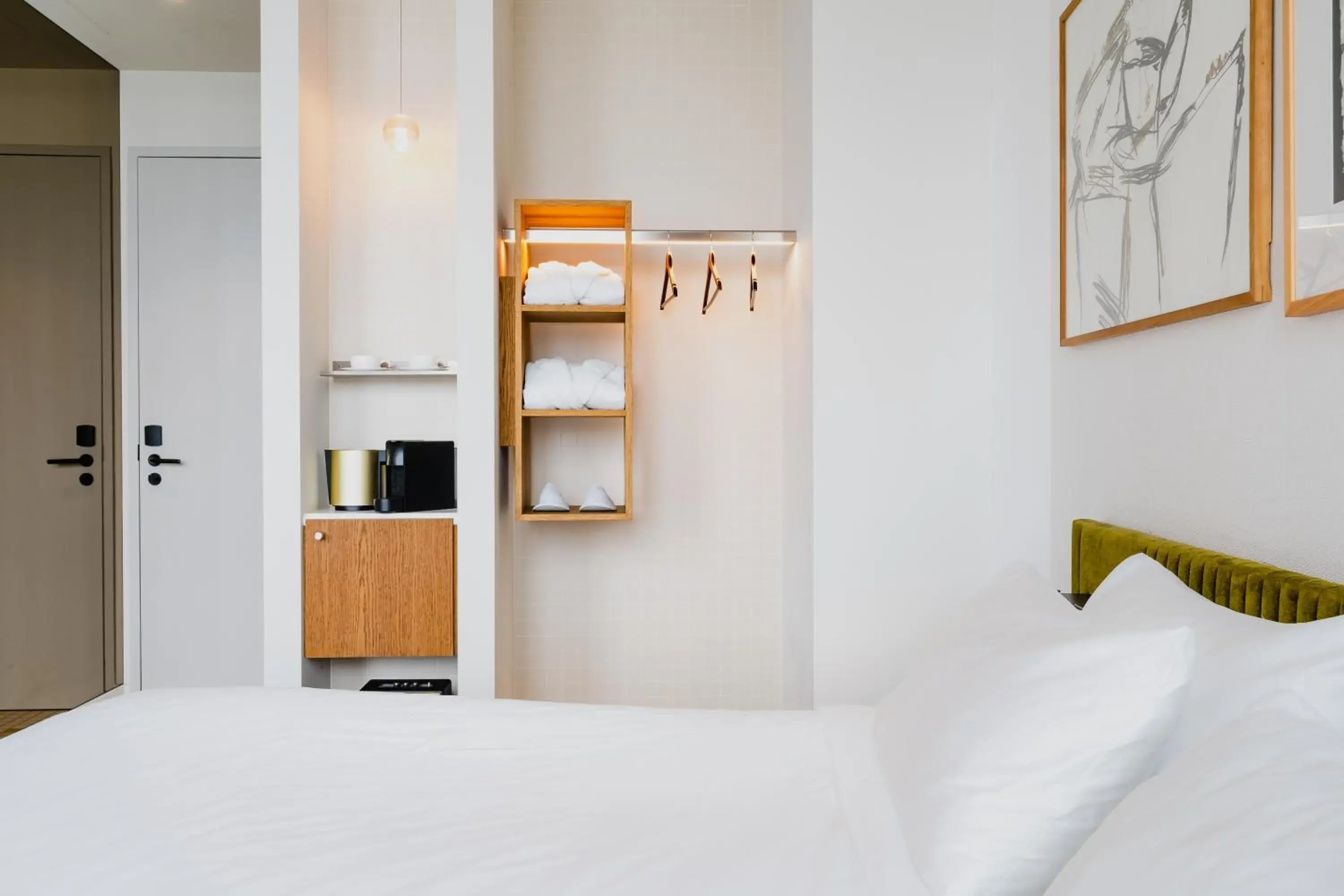 Bed in Hotel Pontsteiger Bed in Hotel Pontsteiger