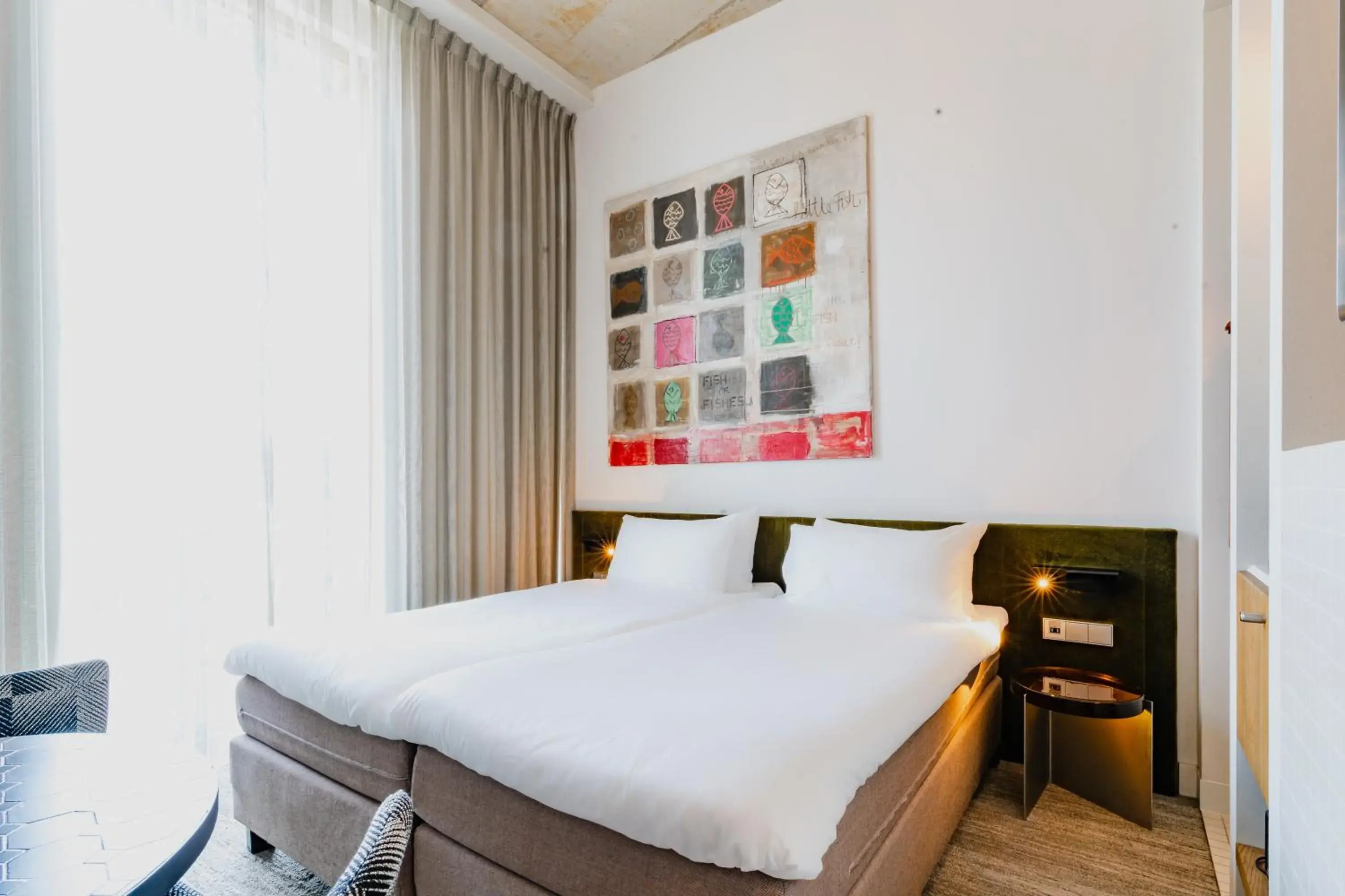 Bed in Hotel Pontsteiger Bed in Hotel Pontsteiger