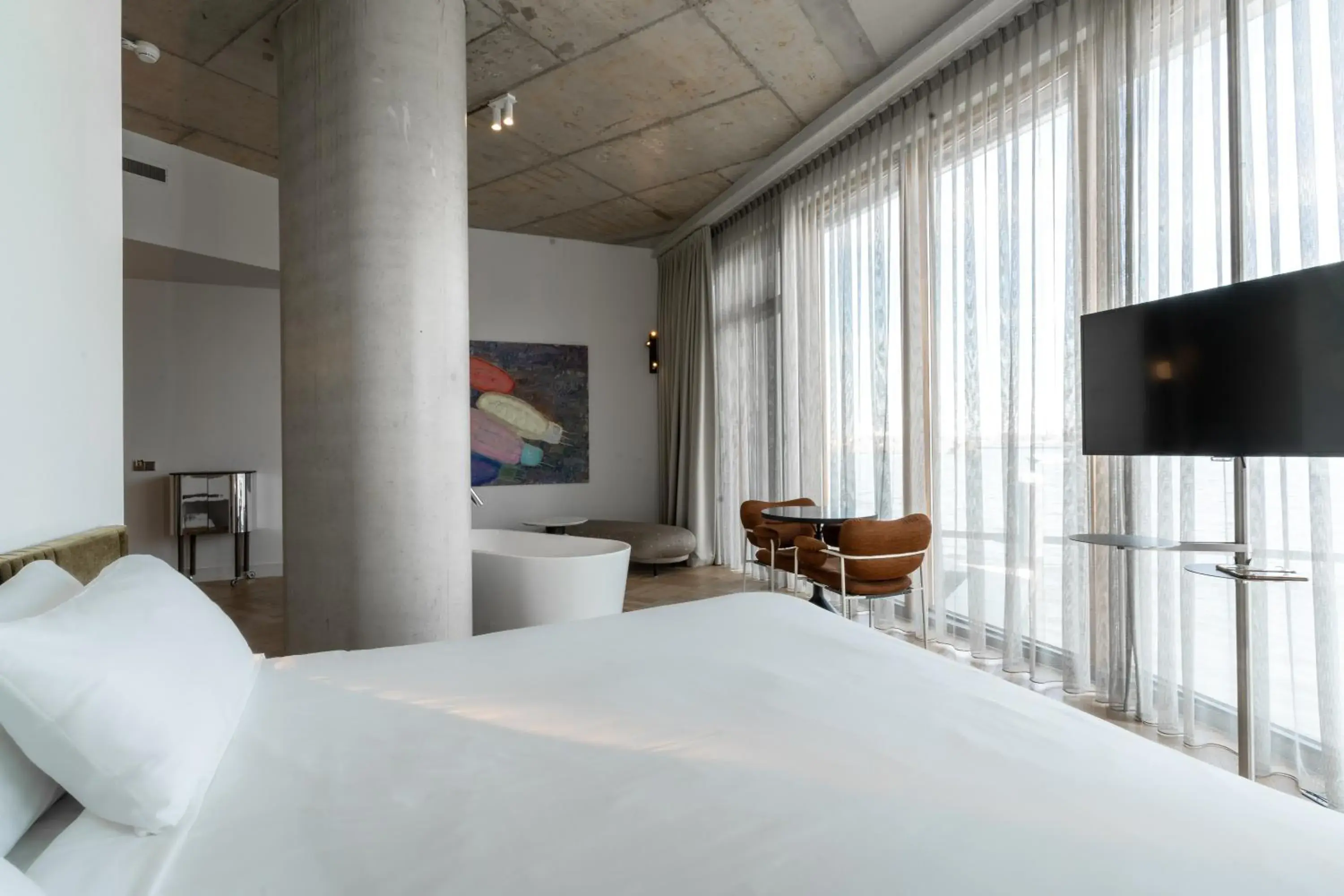 Bed in Hotel Pontsteiger Bed in Hotel Pontsteiger