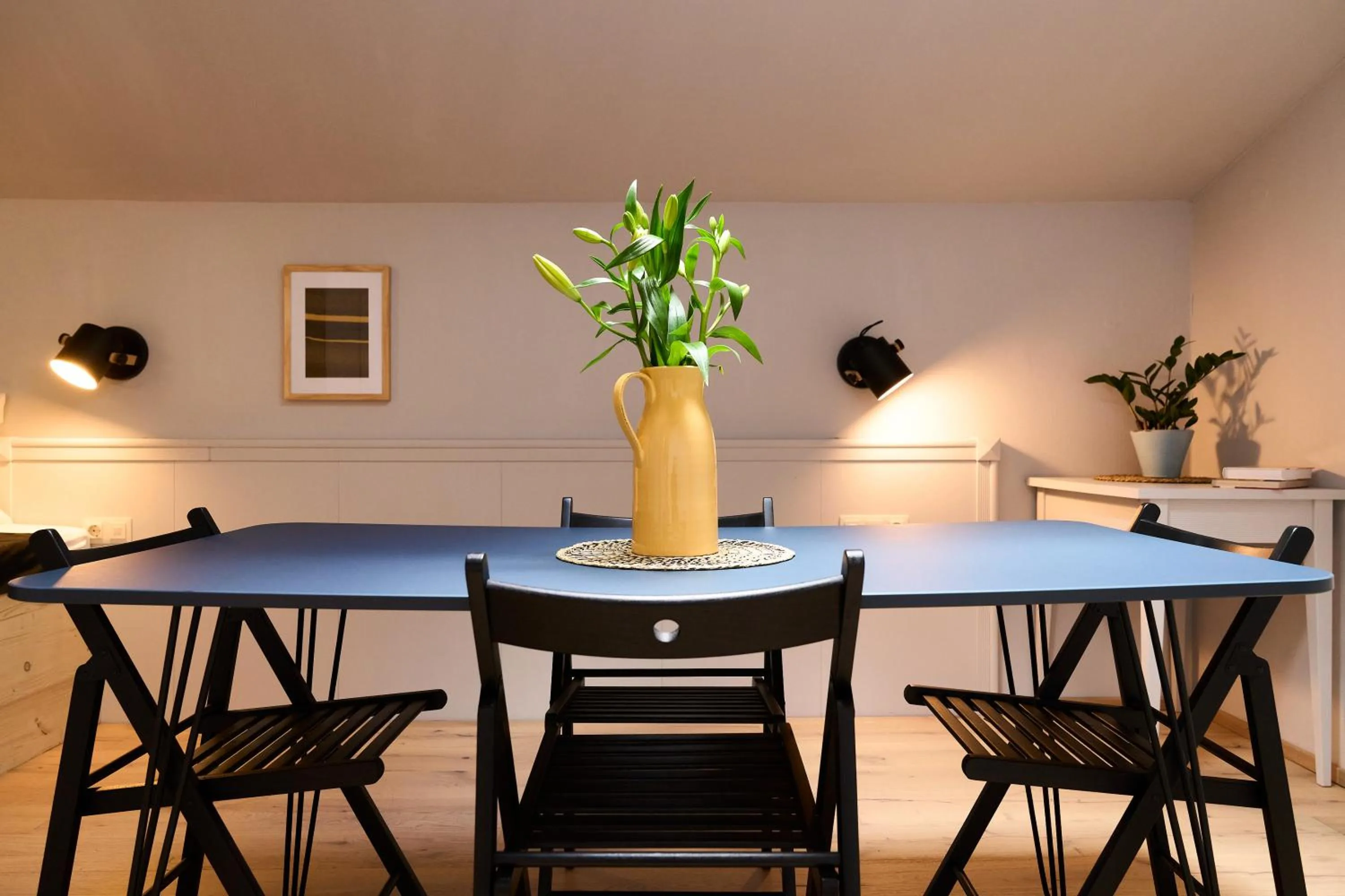 Communal kitchen in Design Apartments & Zimmer - Zugspitze