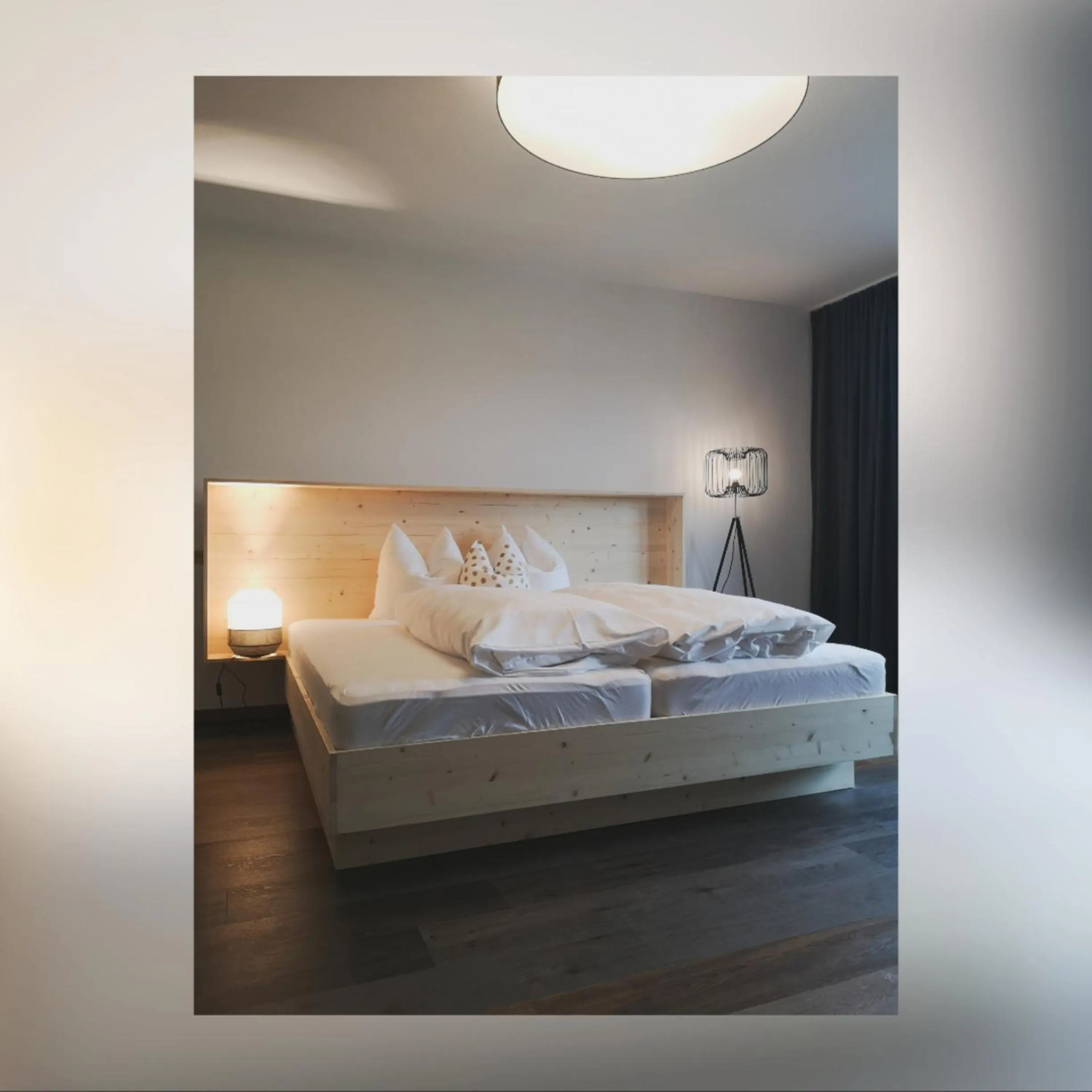 Bedroom, Bed in Design Apartments & Zimmer - Zugspitze