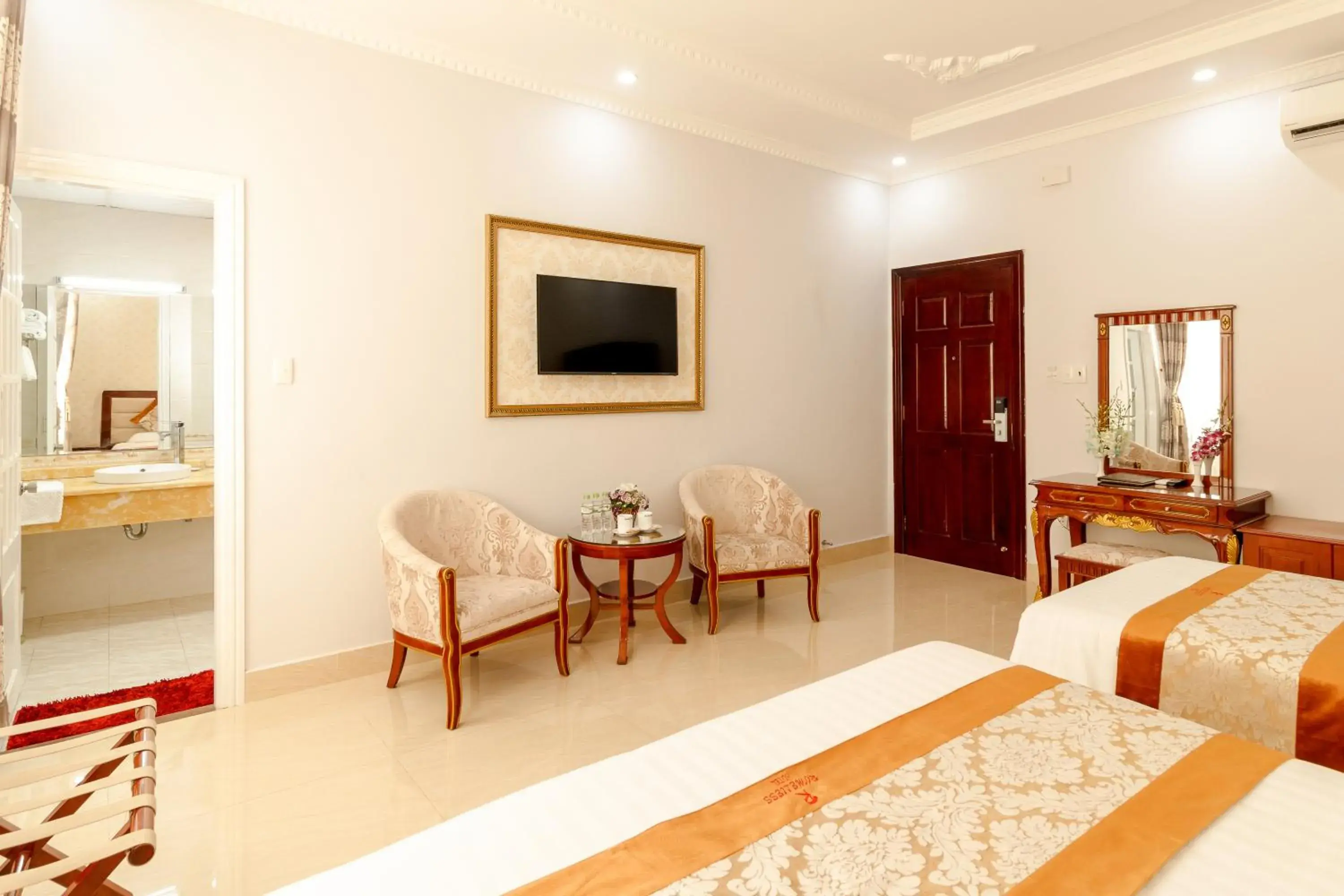 Bed in Romeliess Hotel Bed in Romeliess Hotel