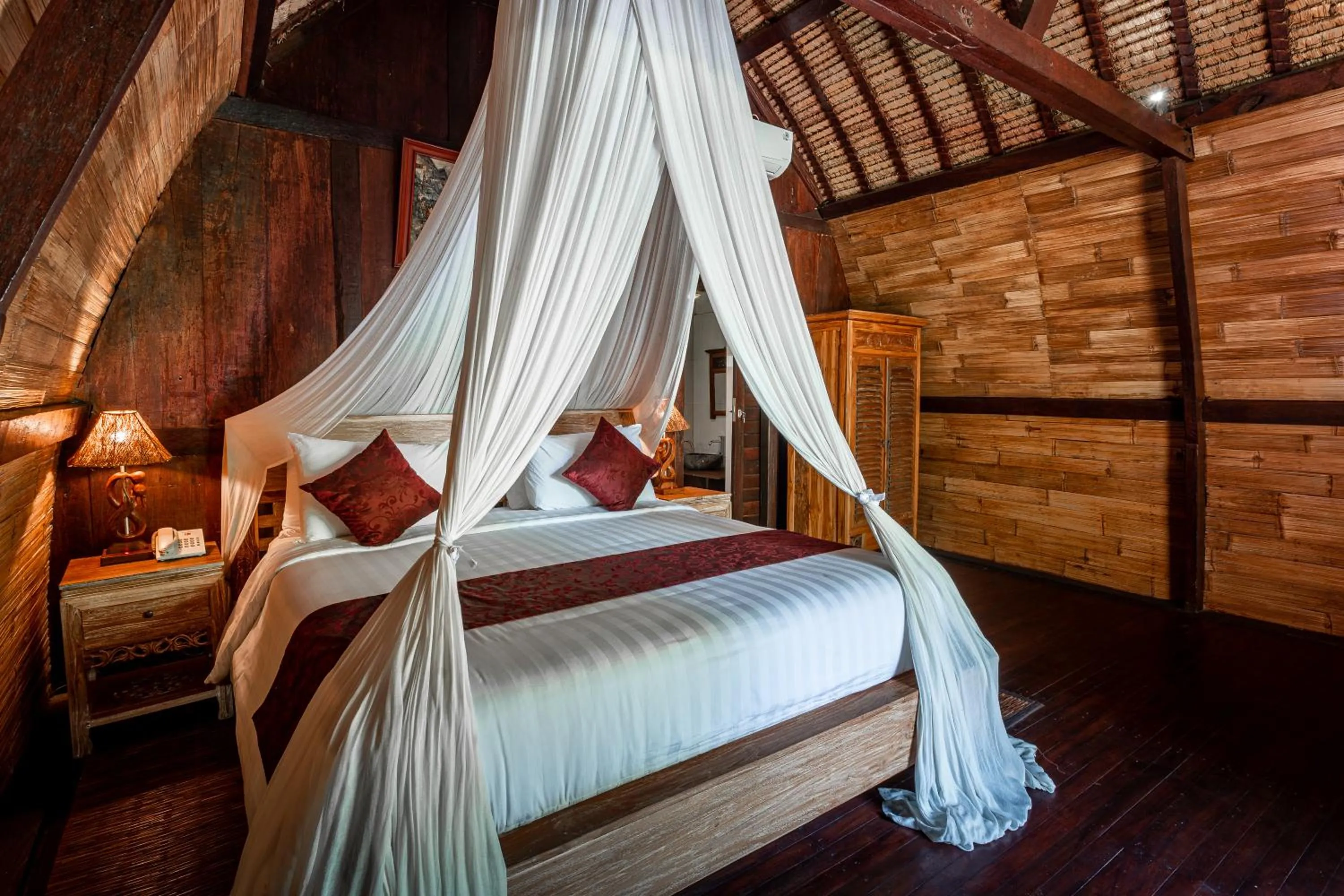 Bedroom, Bed in Keramas Sacred River Retreat Resort and Villa