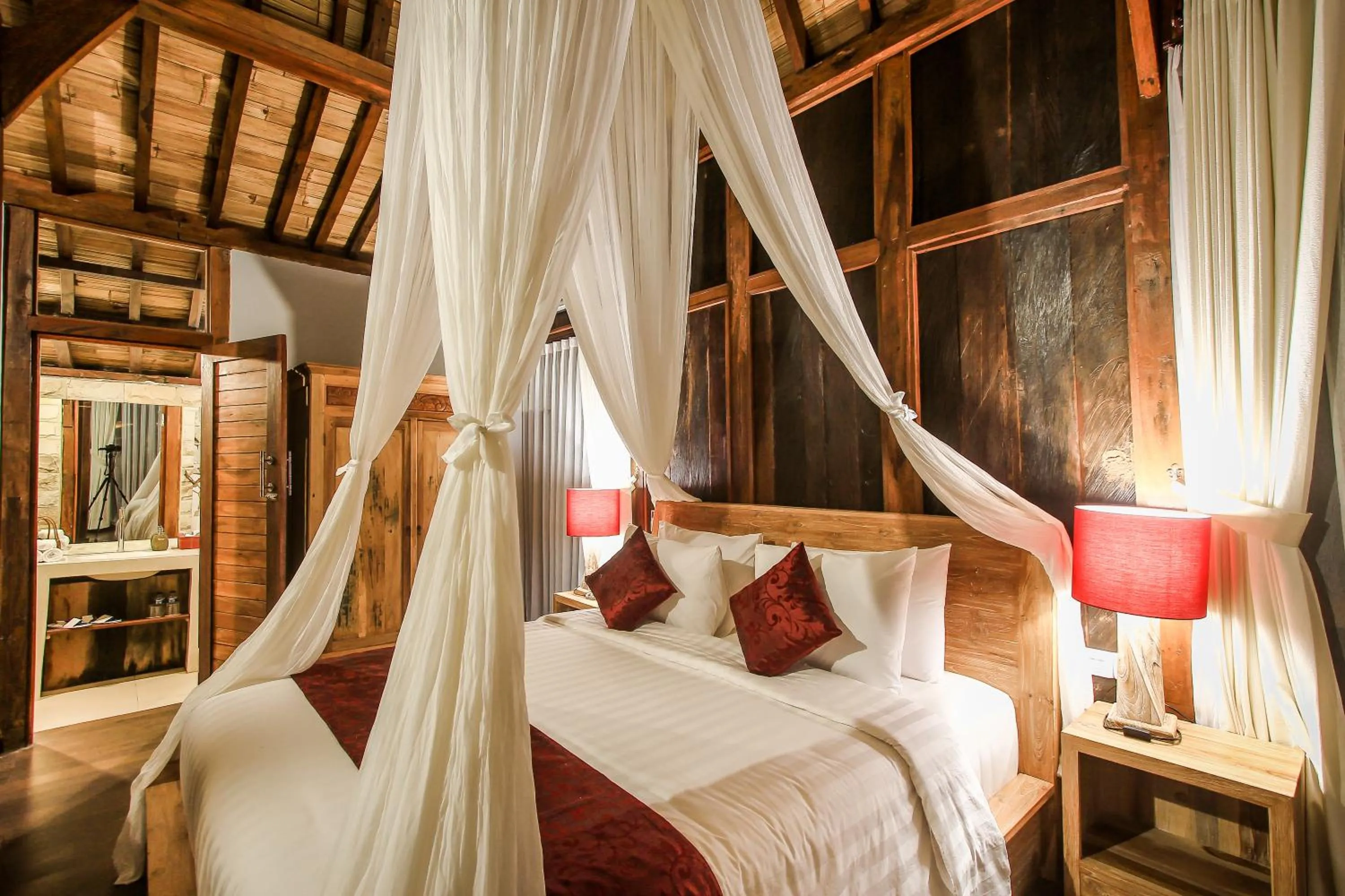 Bedroom, Bed in Keramas Sacred River Retreat Resort and Villa