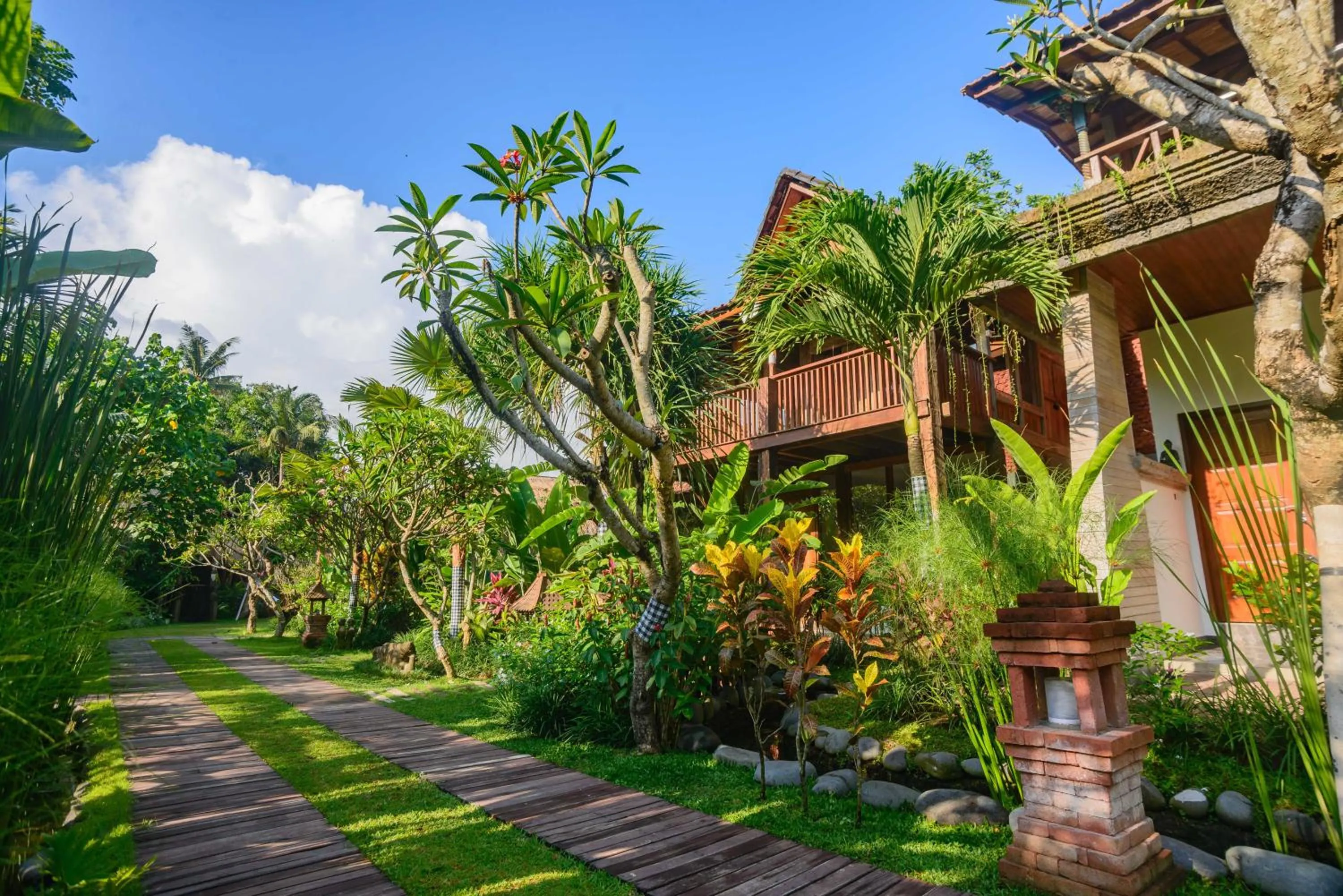 Property building in Keramas Sacred River Retreat Resort and Villa