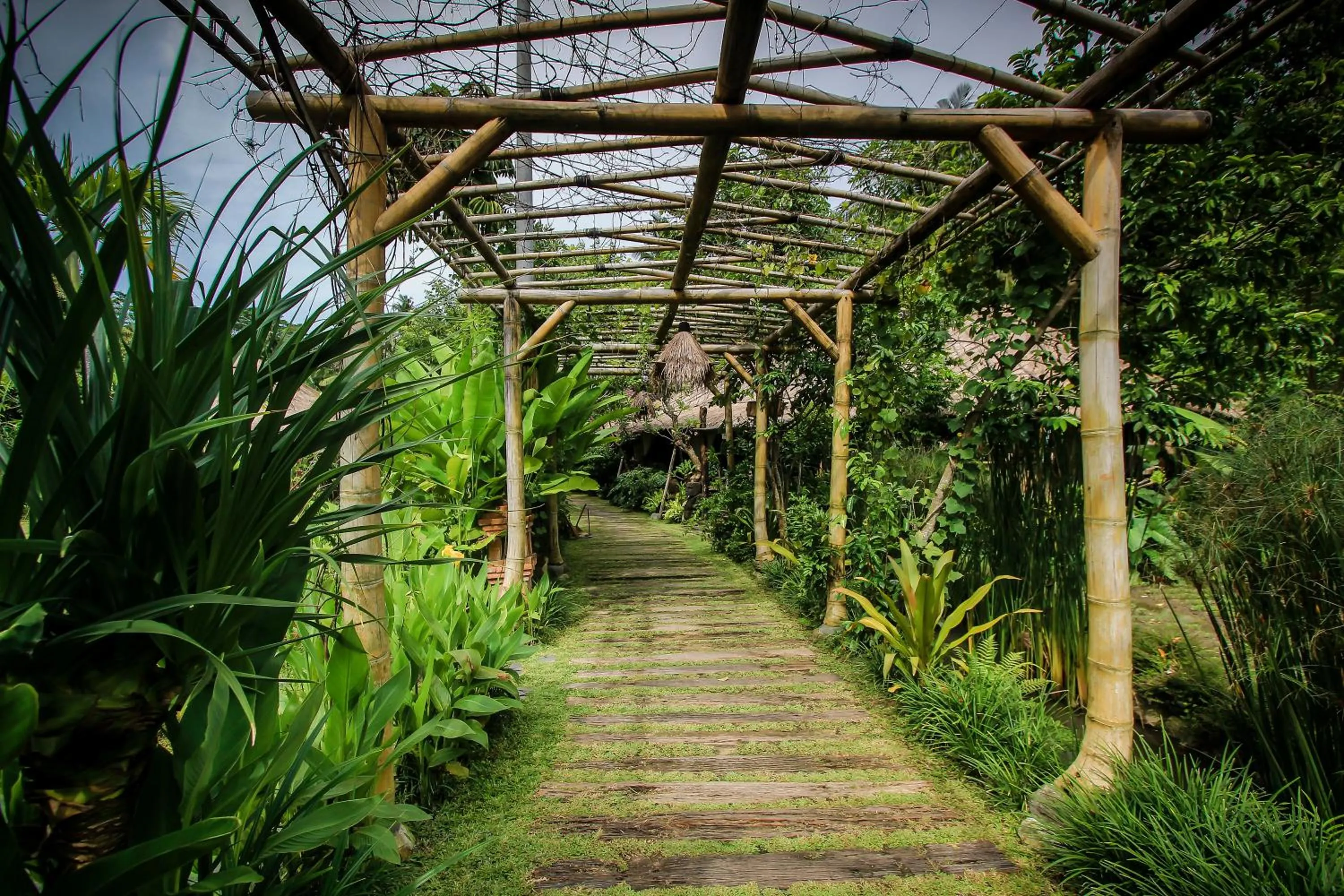 Garden in Keramas Sacred River Retreat Resort and Villa